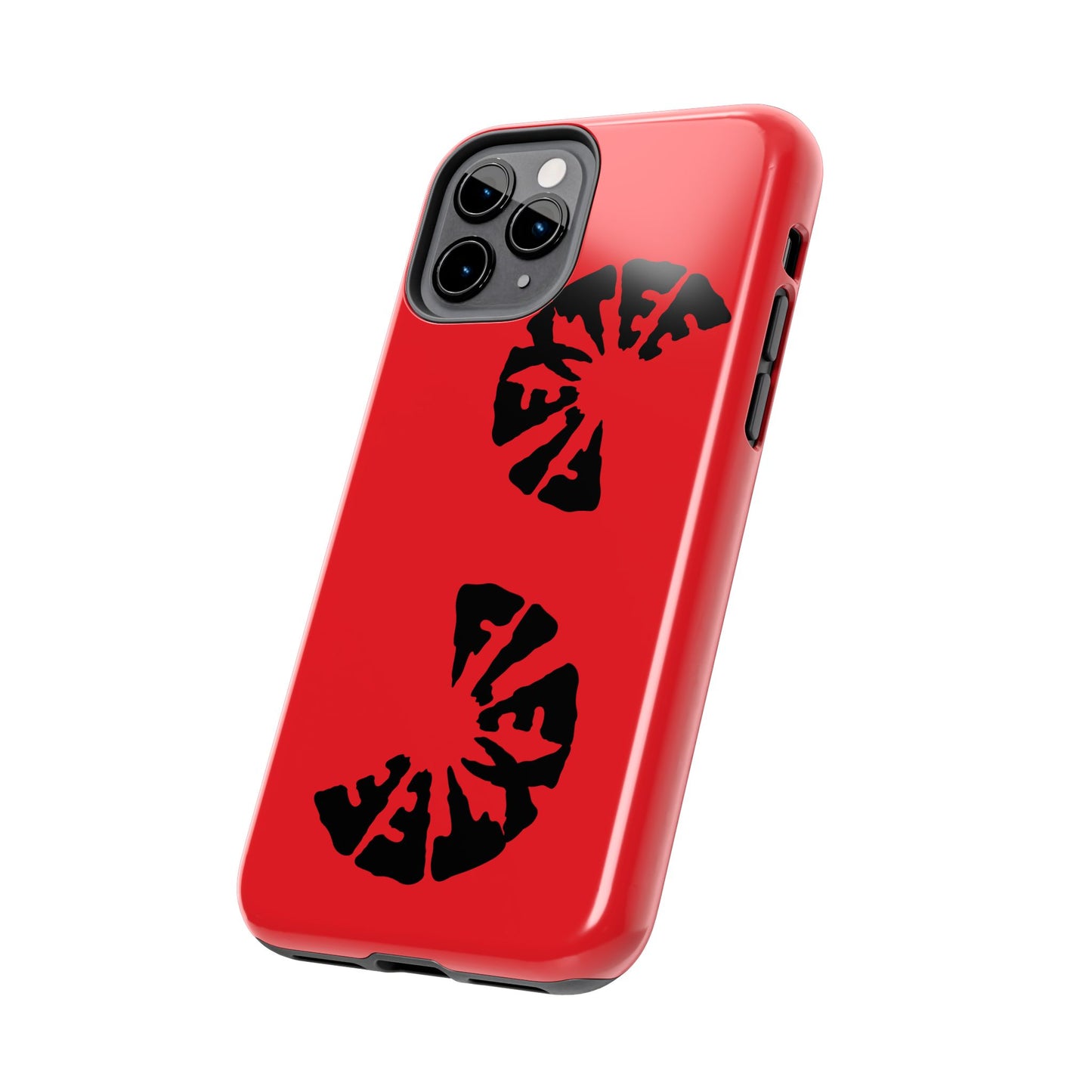 Bold Red Tough Phone Case - Durable Protection with Unique Design
