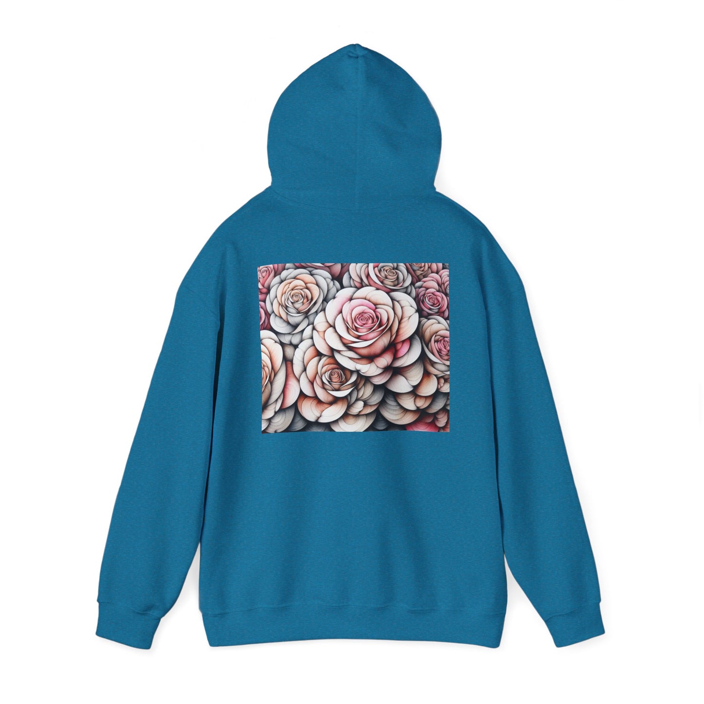 FLEXTEE Floral Hoodie - Cozy Unisex Sweatshirt for Everyday Comfort