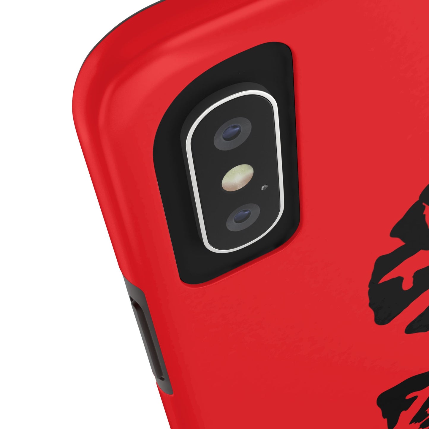 Bold Red Tough Phone Case - Durable Protection with Unique Design