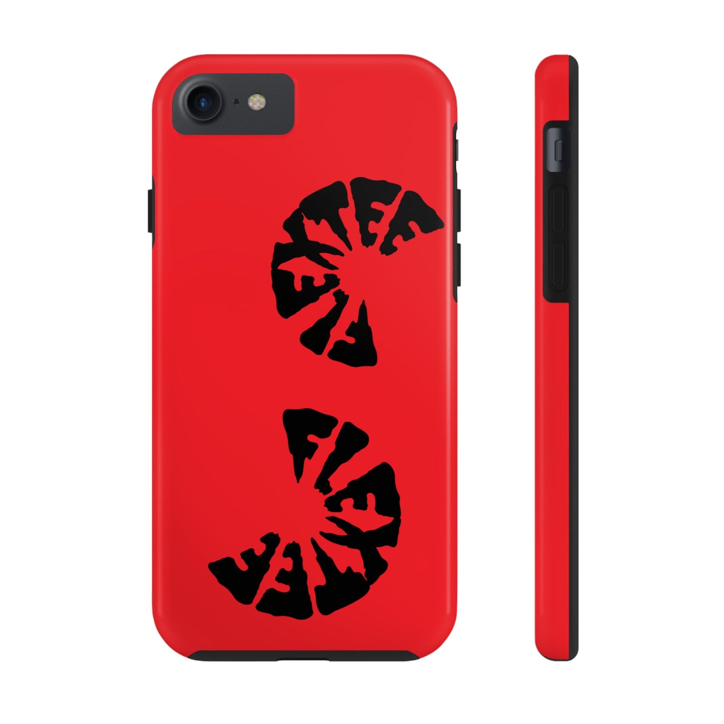 Bold Red Tough Phone Case - Durable Protection with Unique Design