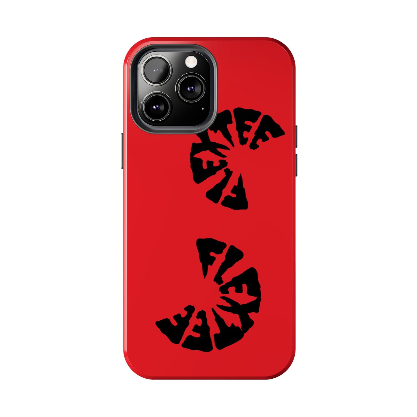 Bold Red Tough Phone Case - Durable Protection with Unique Design