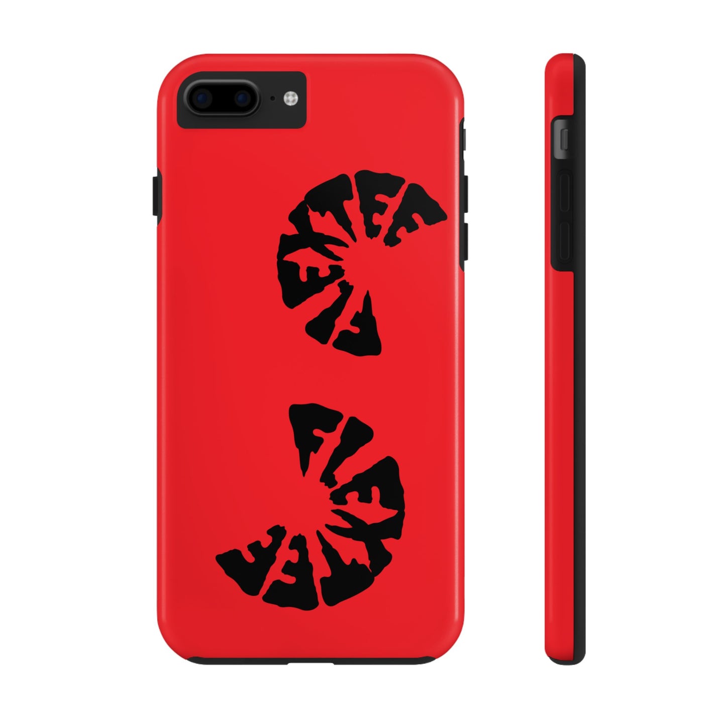 Bold Red Tough Phone Case - Durable Protection with Unique Design