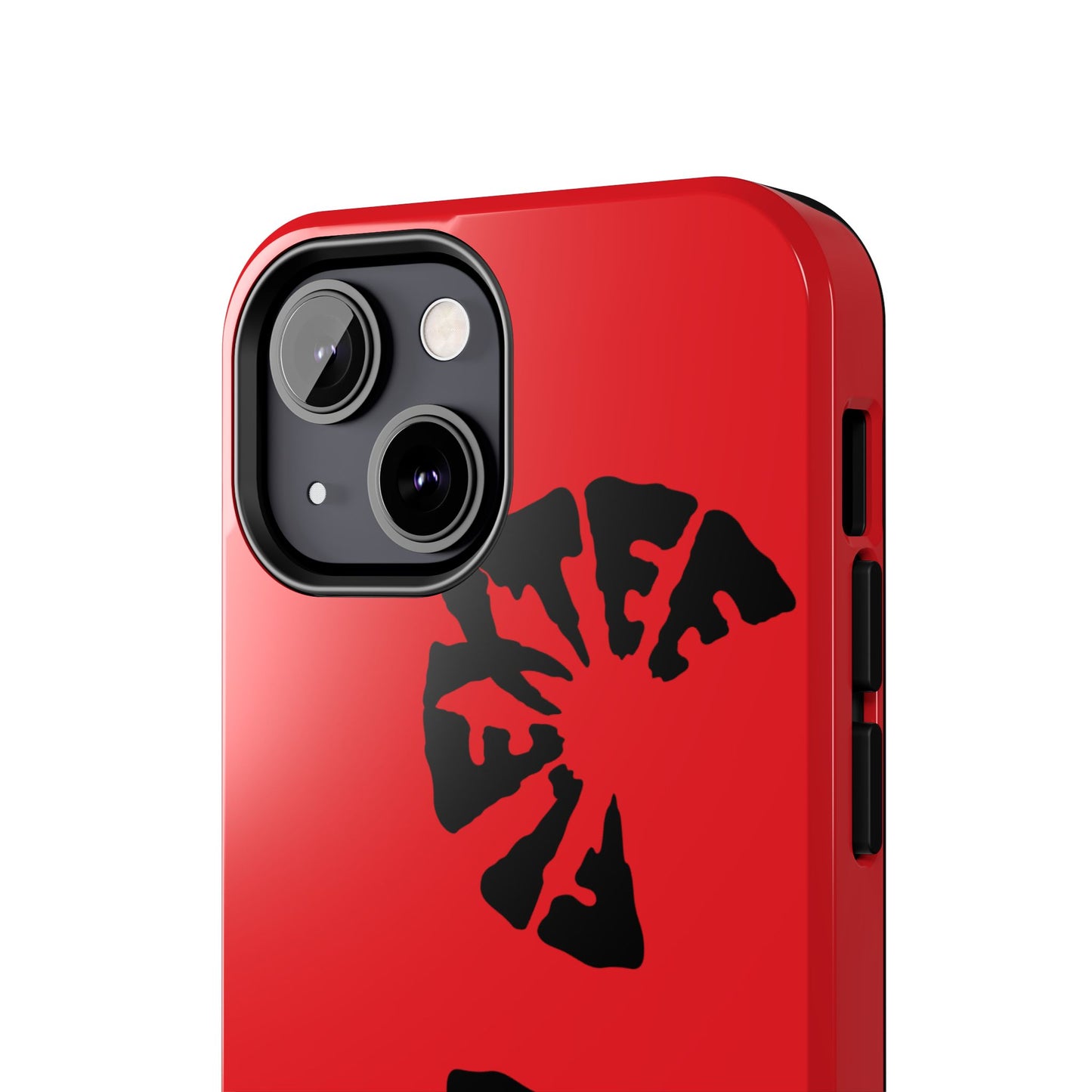 Bold Red Tough Phone Case - Durable Protection with Unique Design