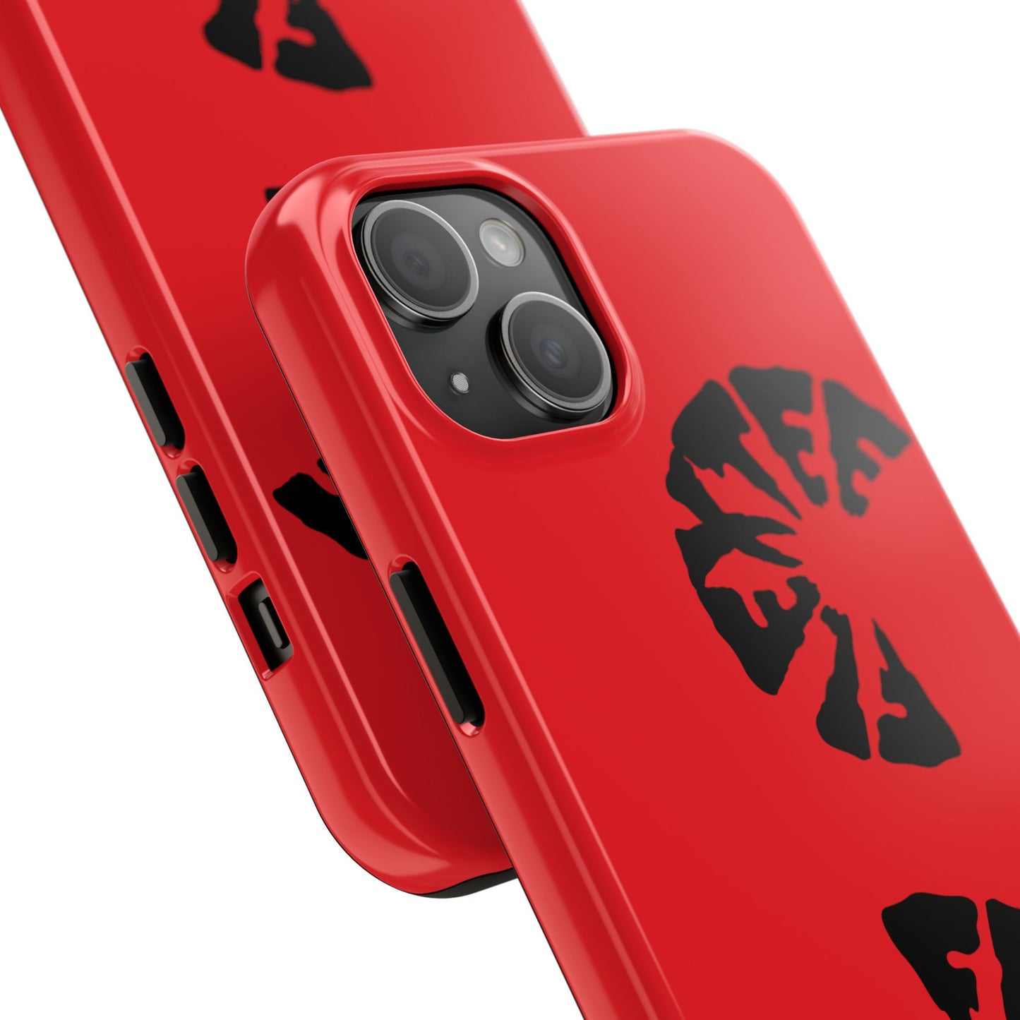 Bold Red Tough Phone Case - Durable Protection with Unique Design
