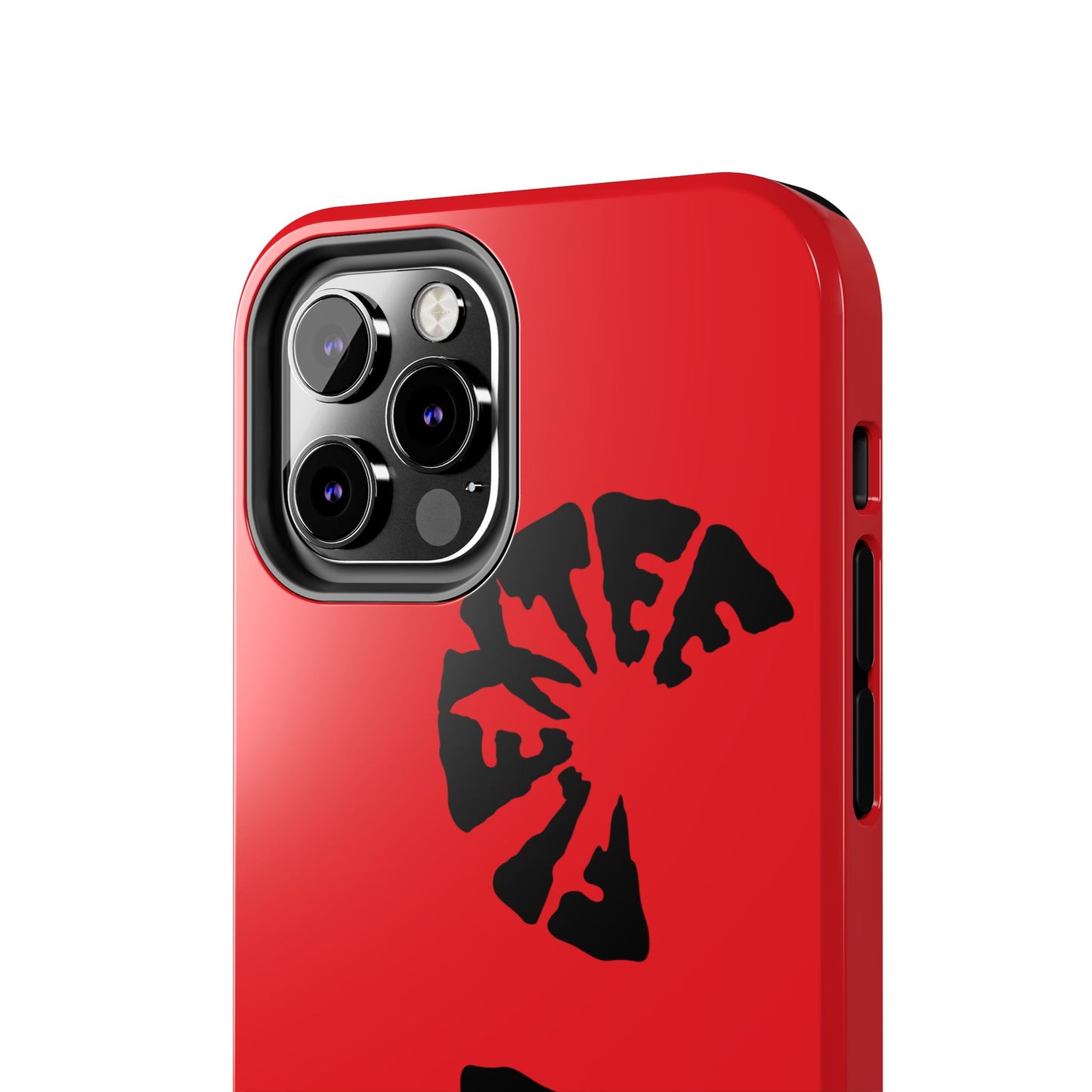Bold Red Tough Phone Case - Durable Protection with Unique Design