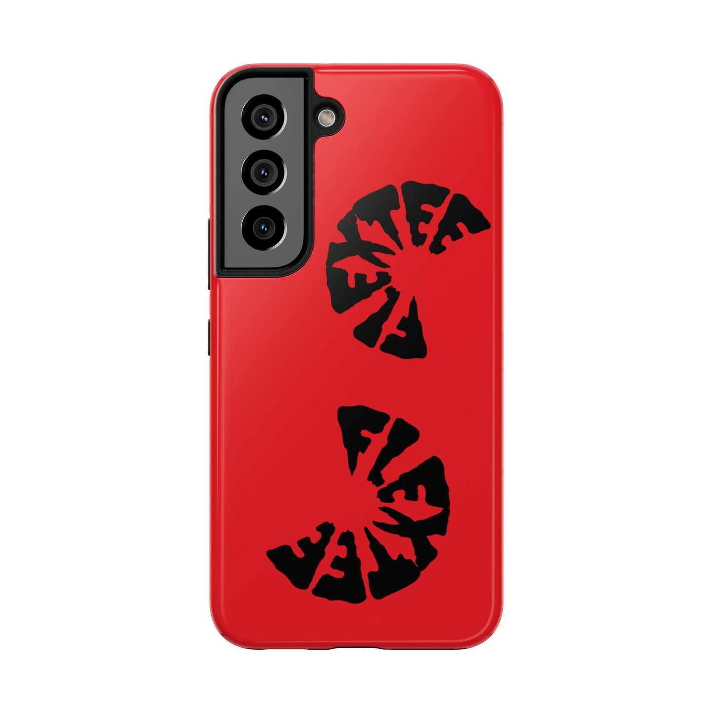 Bold Red Tough Phone Case - Durable Protection with Unique Design