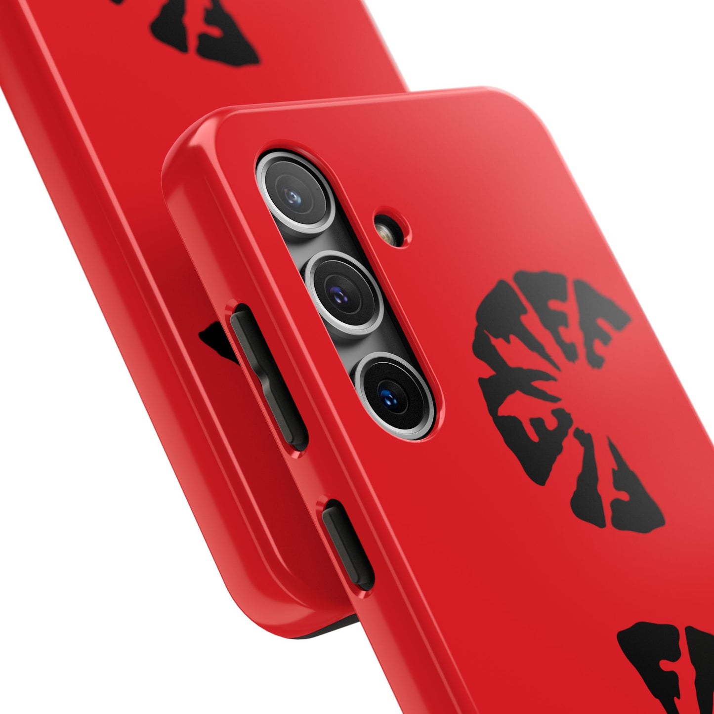 Bold Red Tough Phone Case - Durable Protection with Unique Design