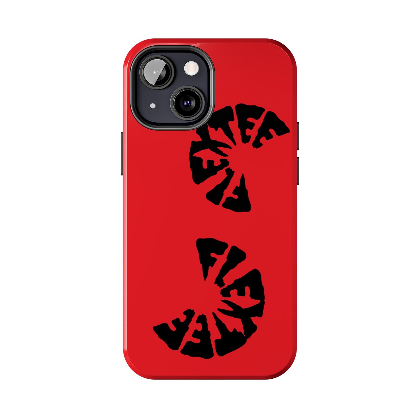 Bold Red Tough Phone Case - Durable Protection with Unique Design
