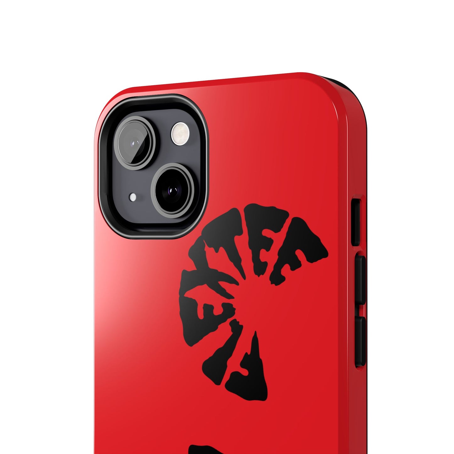 Bold Red Tough Phone Case - Durable Protection with Unique Design