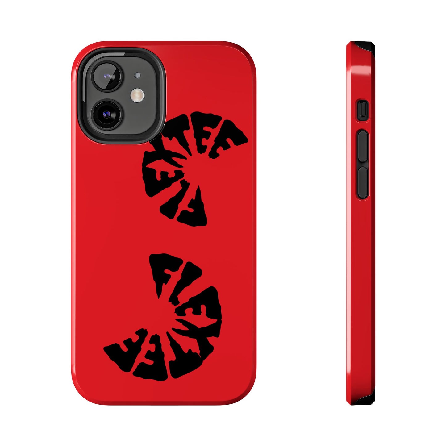 Bold Red Tough Phone Case - Durable Protection with Unique Design