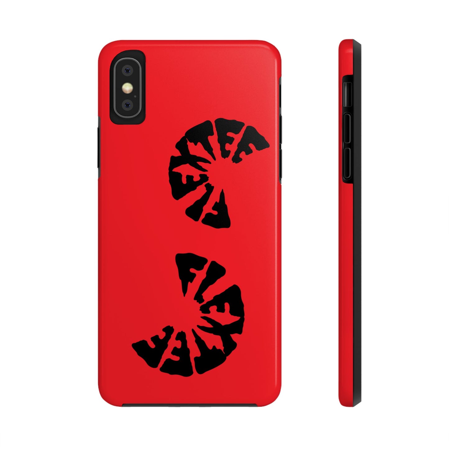 Bold Red Tough Phone Case - Durable Protection with Unique Design