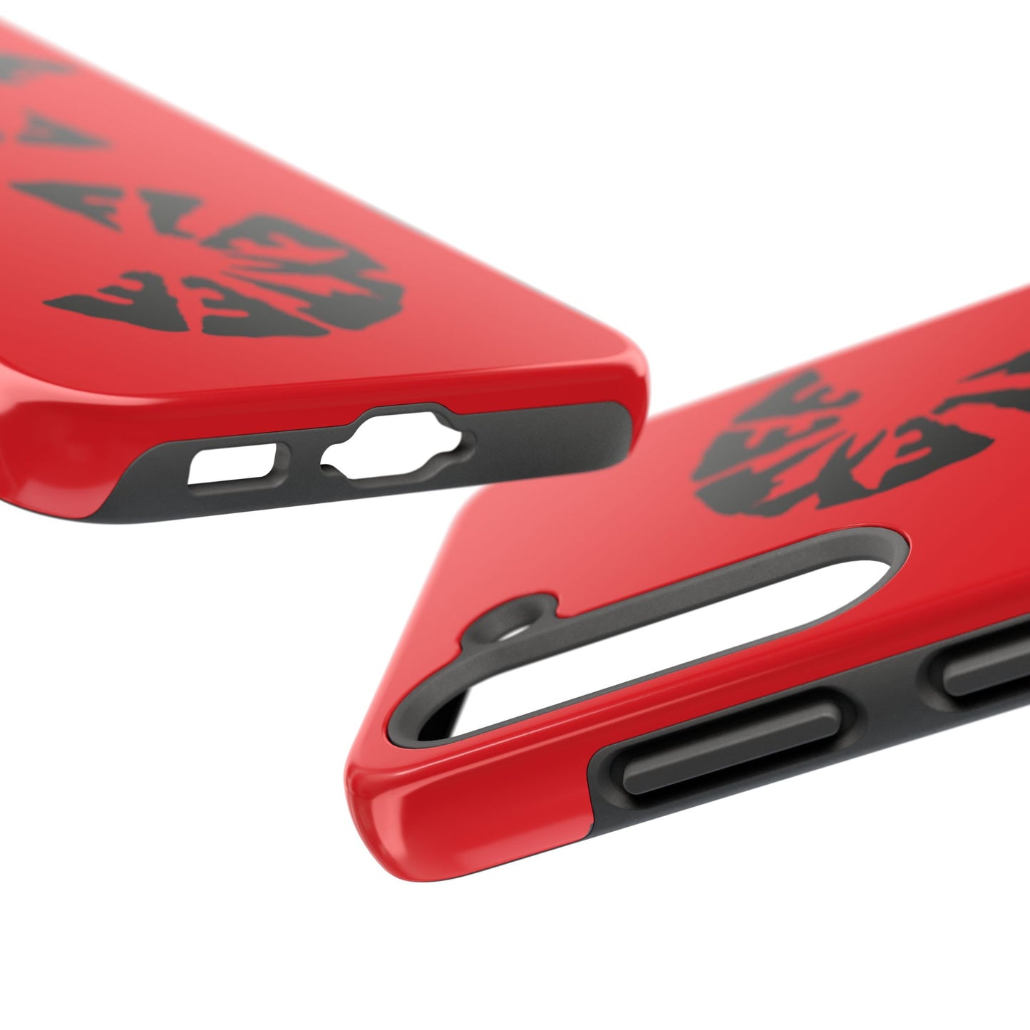 Bold Red Tough Phone Case - Durable Protection with Unique Design