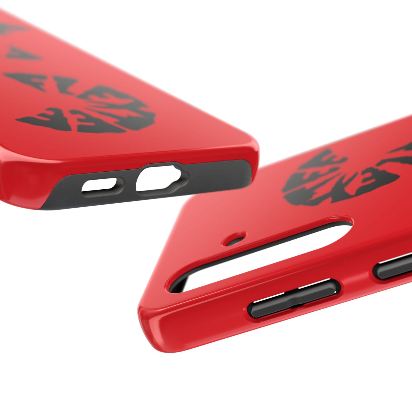 Bold Red Tough Phone Case - Durable Protection with Unique Design