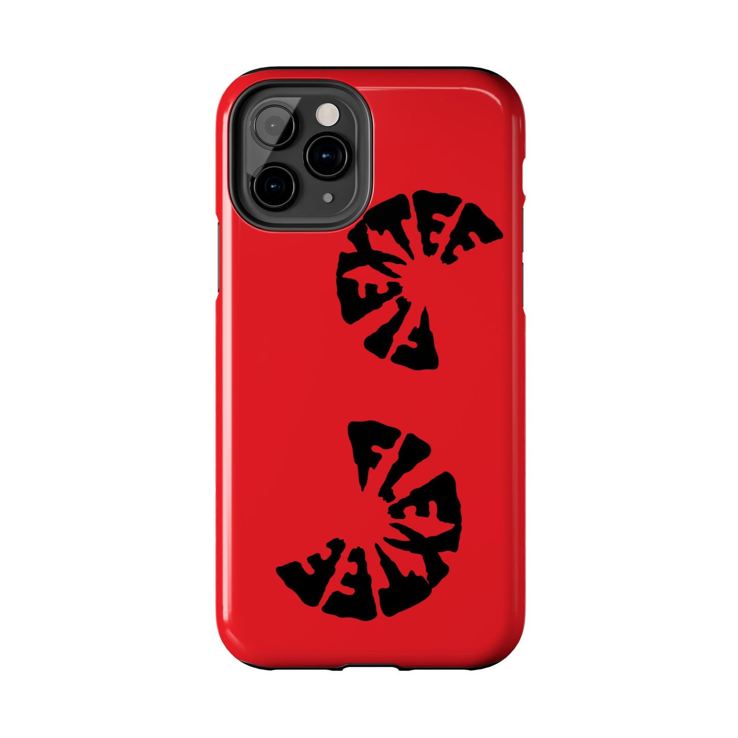 Bold Red Tough Phone Case - Durable Protection with Unique Design