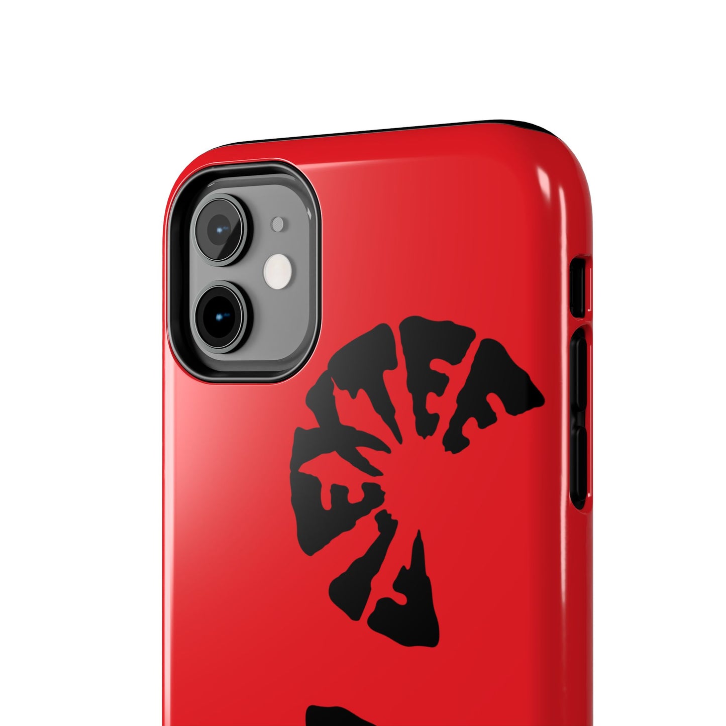 Bold Red Tough Phone Case - Durable Protection with Unique Design