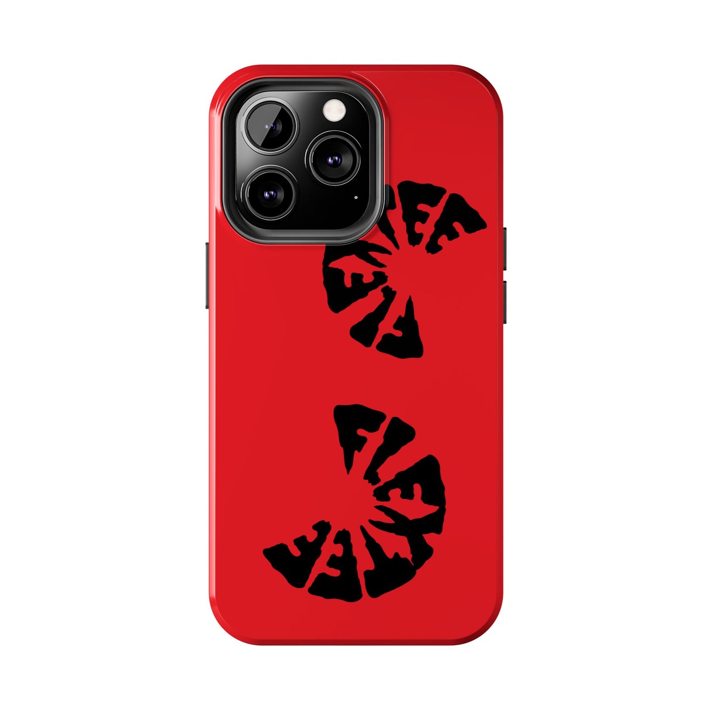 Bold Red Tough Phone Case - Durable Protection with Unique Design
