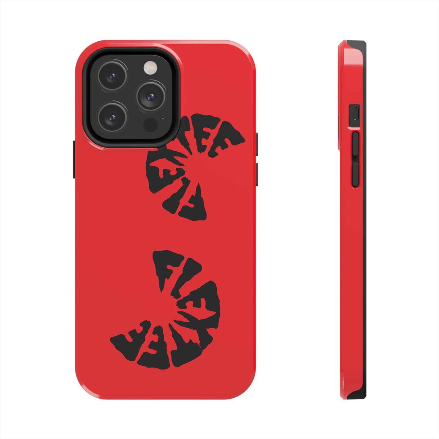 Bold Red Tough Phone Case - Durable Protection with Unique Design