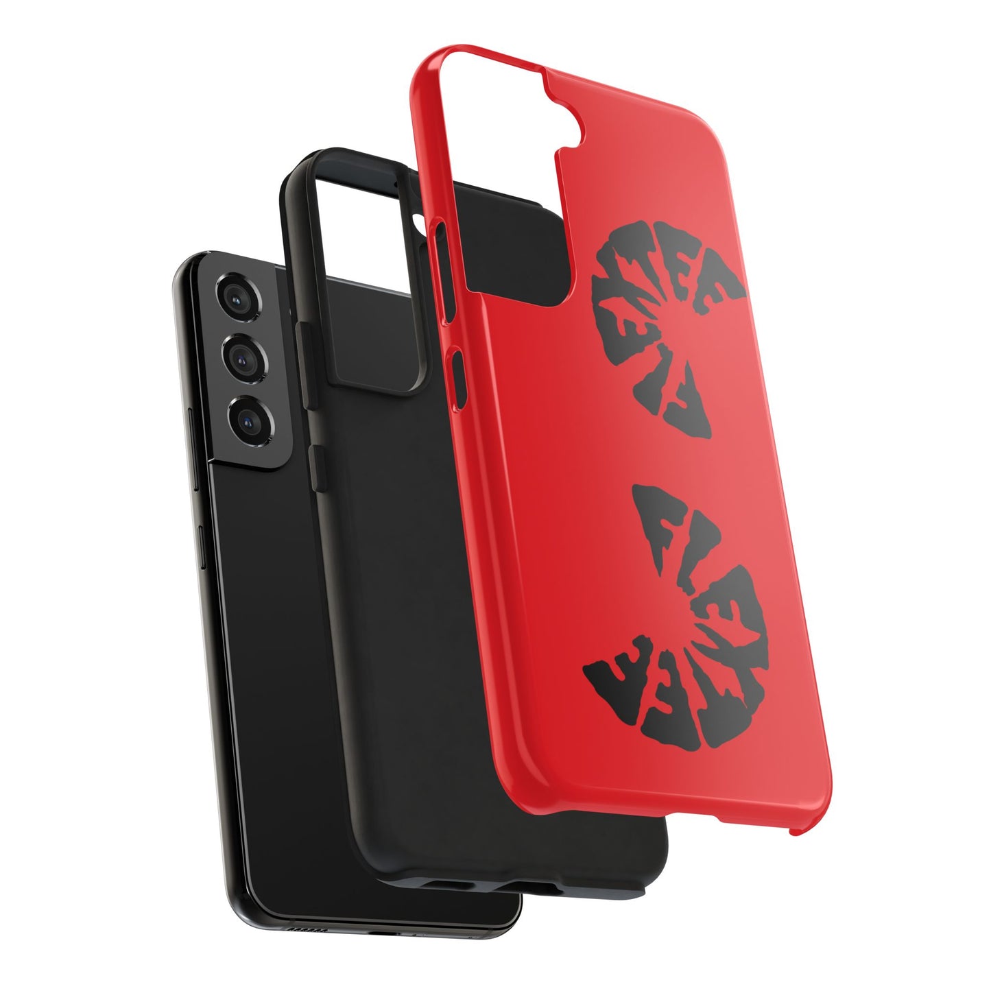 Bold Red Tough Phone Case - Durable Protection with Unique Design