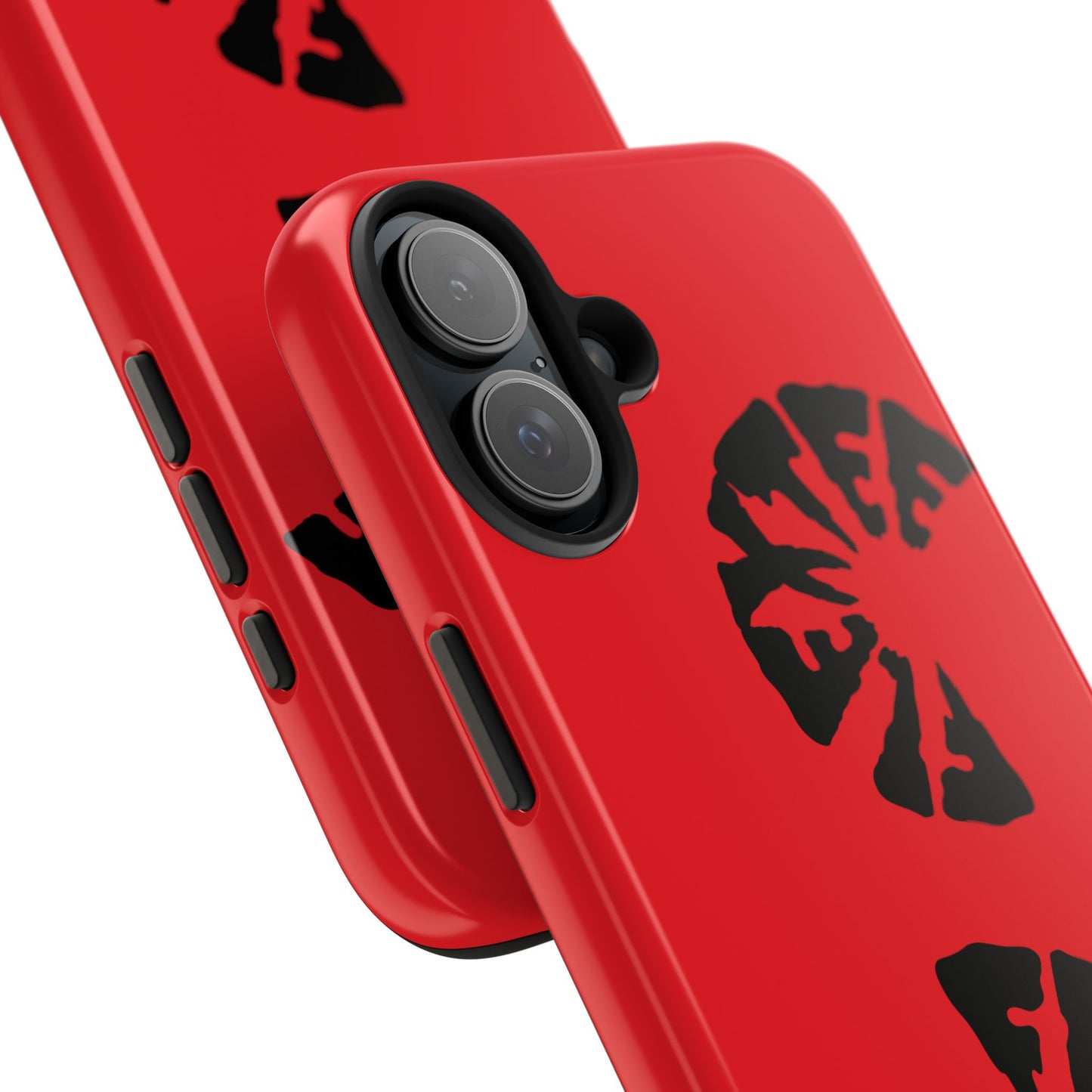 Bold Red Tough Phone Case - Durable Protection with Unique Design
