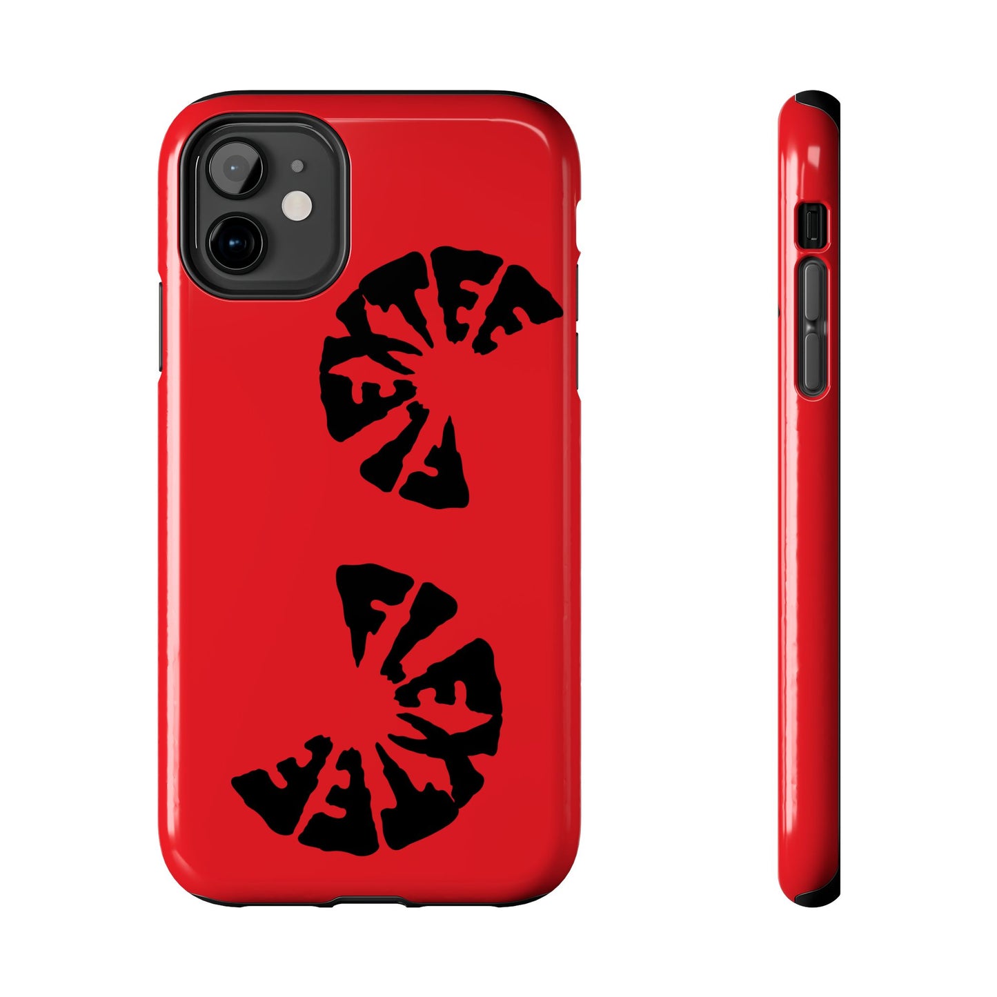 Bold Red Tough Phone Case - Durable Protection with Unique Design