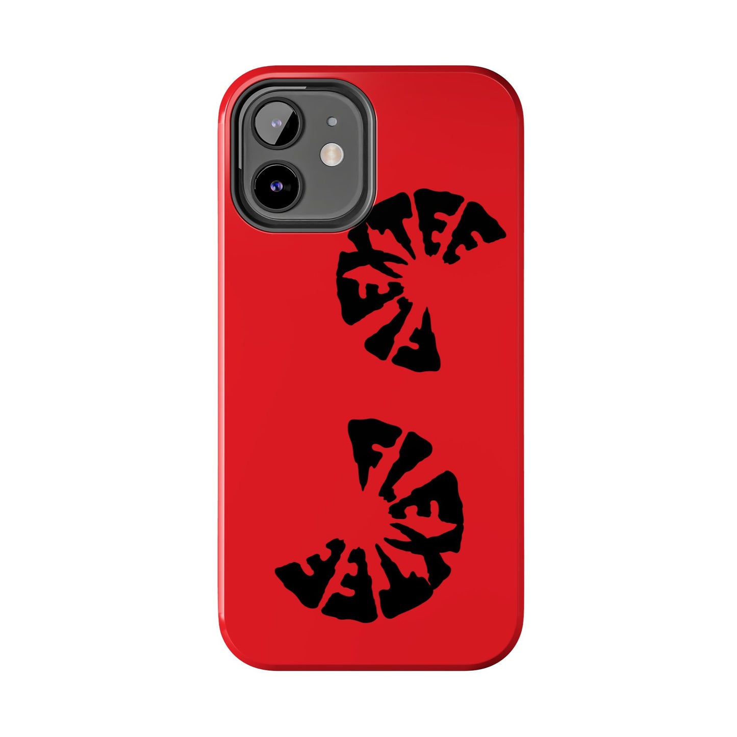 Bold Red Tough Phone Case - Durable Protection with Unique Design