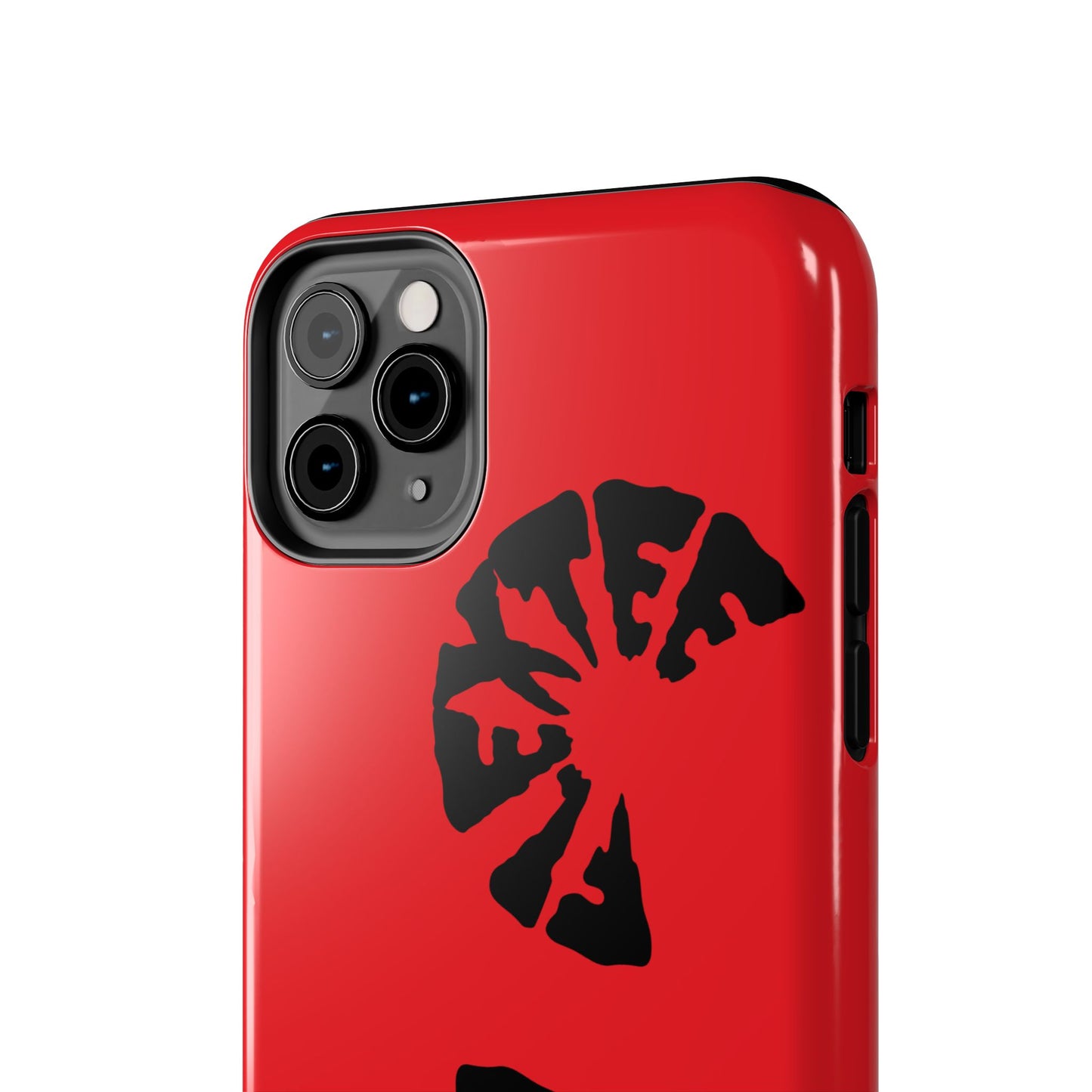 Bold Red Tough Phone Case - Durable Protection with Unique Design