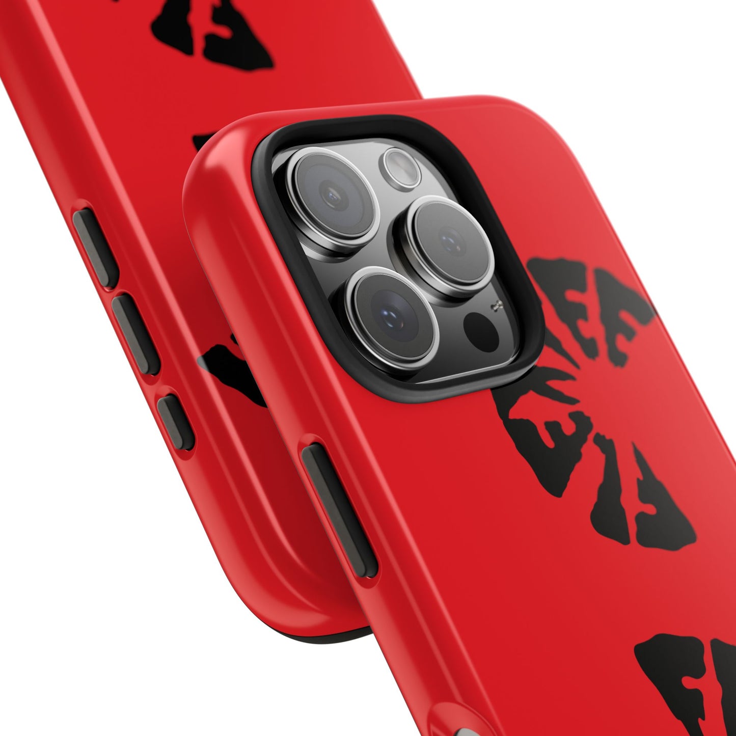 Bold Red Tough Phone Case - Durable Protection with Unique Design