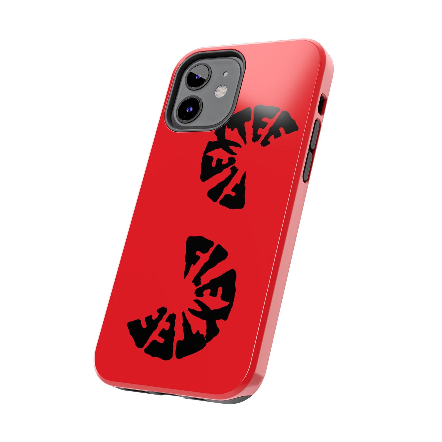 Bold Red Tough Phone Case - Durable Protection with Unique Design