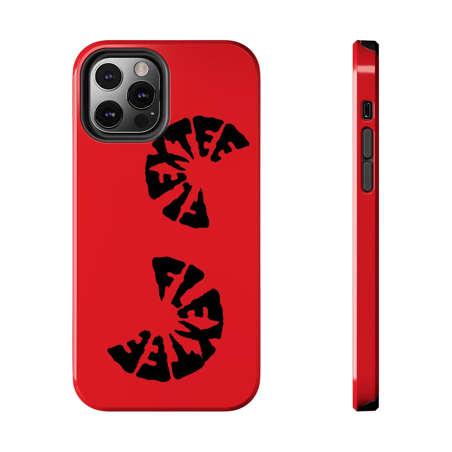 Bold Red Tough Phone Case - Durable Protection with Unique Design