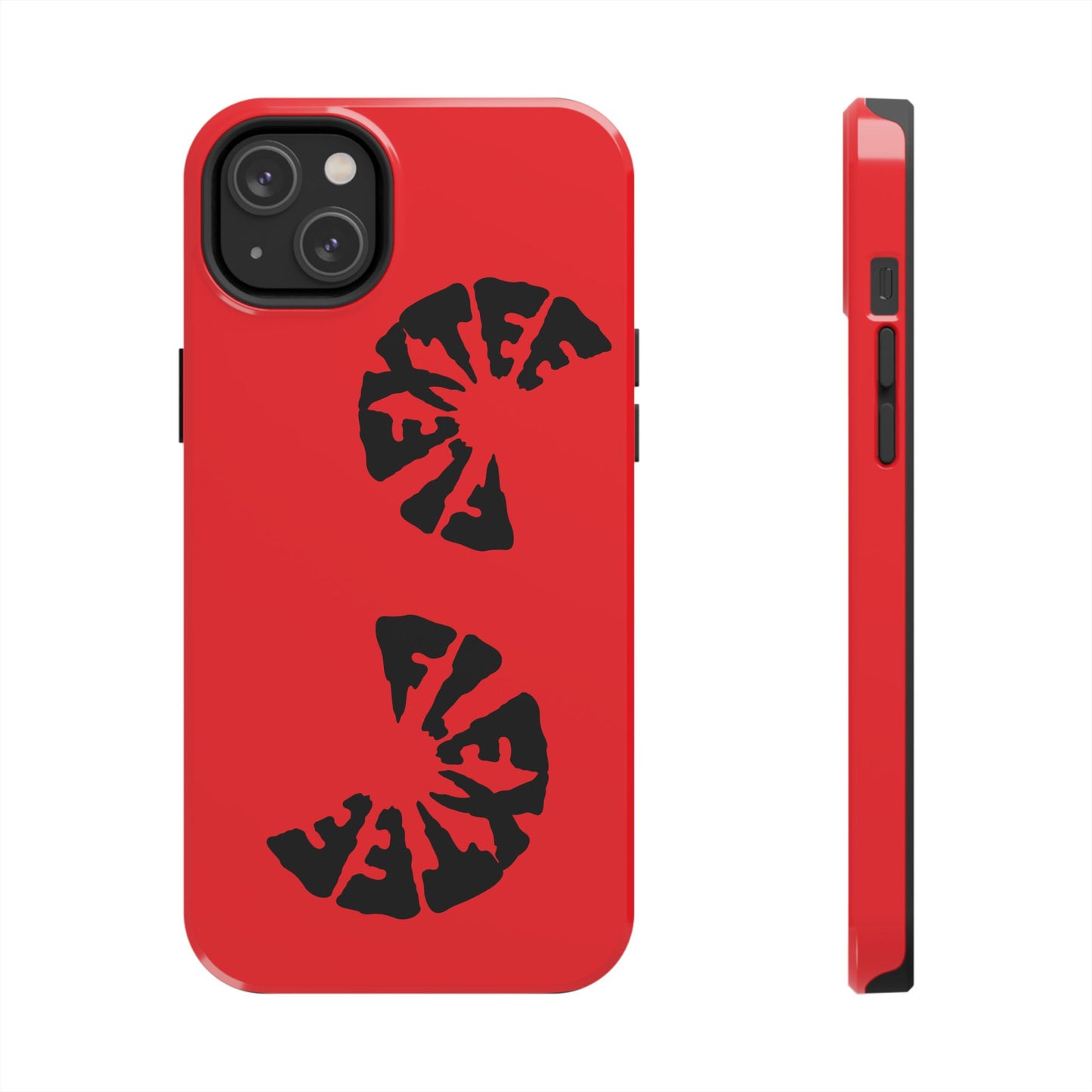 Bold Red Tough Phone Case - Durable Protection with Unique Design