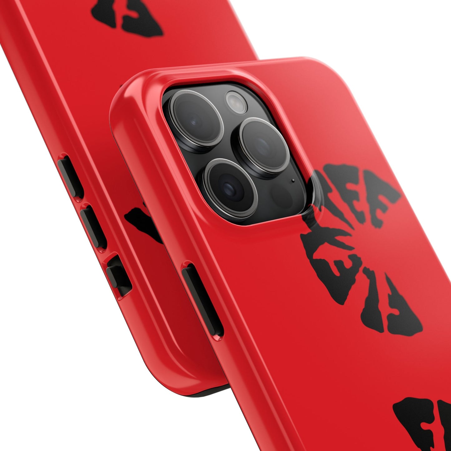 Bold Red Tough Phone Case - Durable Protection with Unique Design