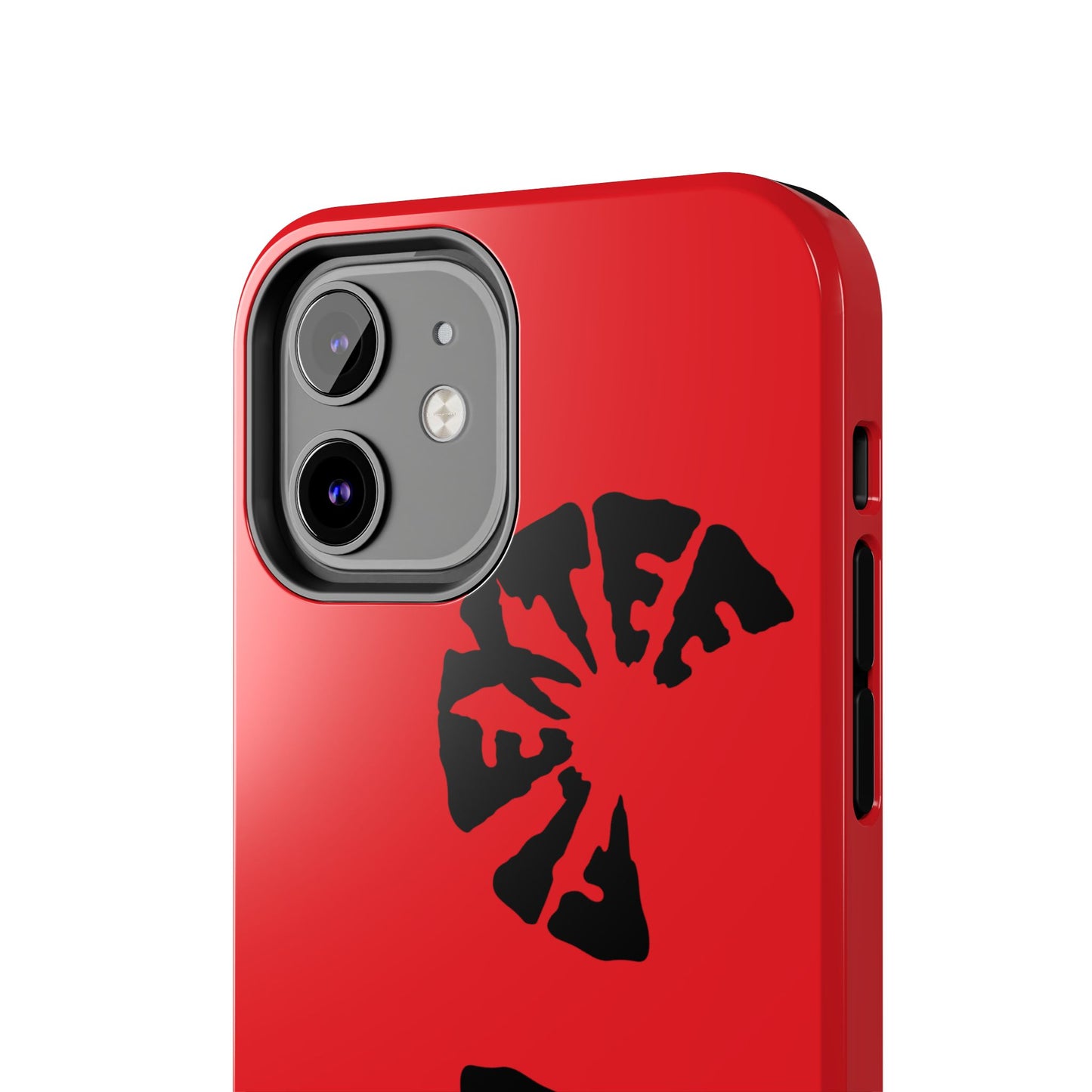 Bold Red Tough Phone Case - Durable Protection with Unique Design