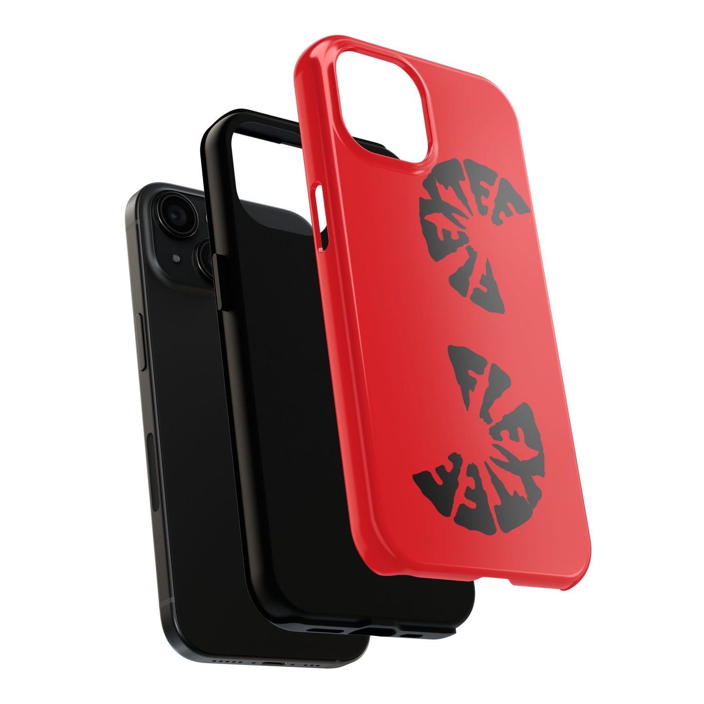 Bold Red Tough Phone Case - Durable Protection with Unique Design