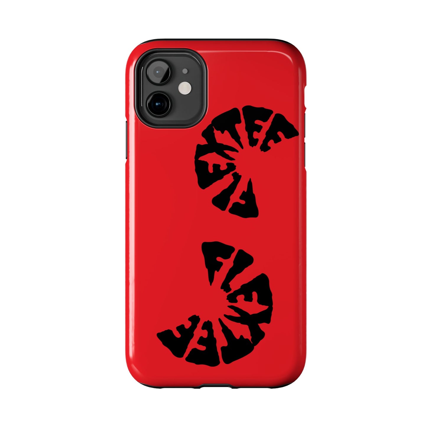 Bold Red Tough Phone Case - Durable Protection with Unique Design