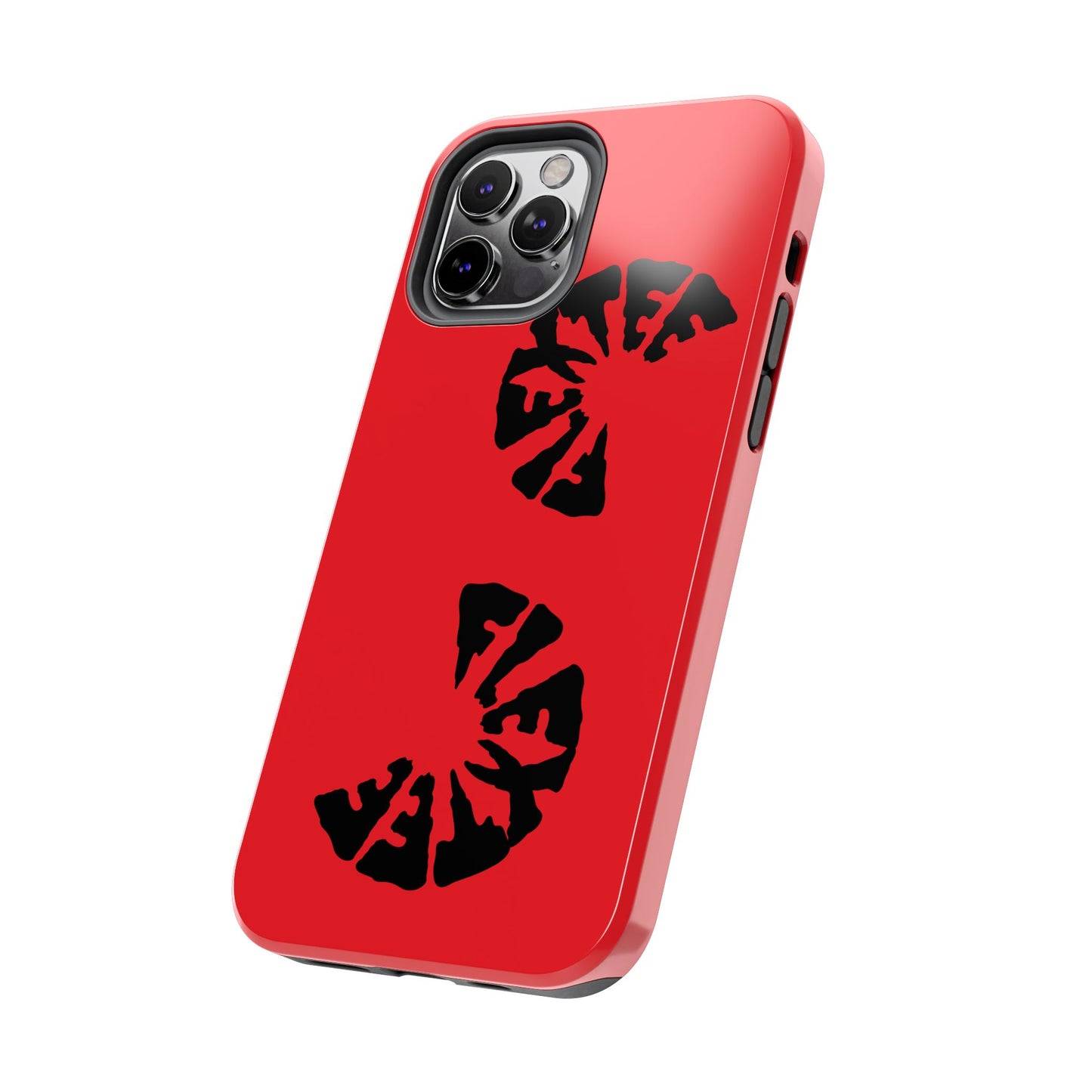 Bold Red Tough Phone Case - Durable Protection with Unique Design