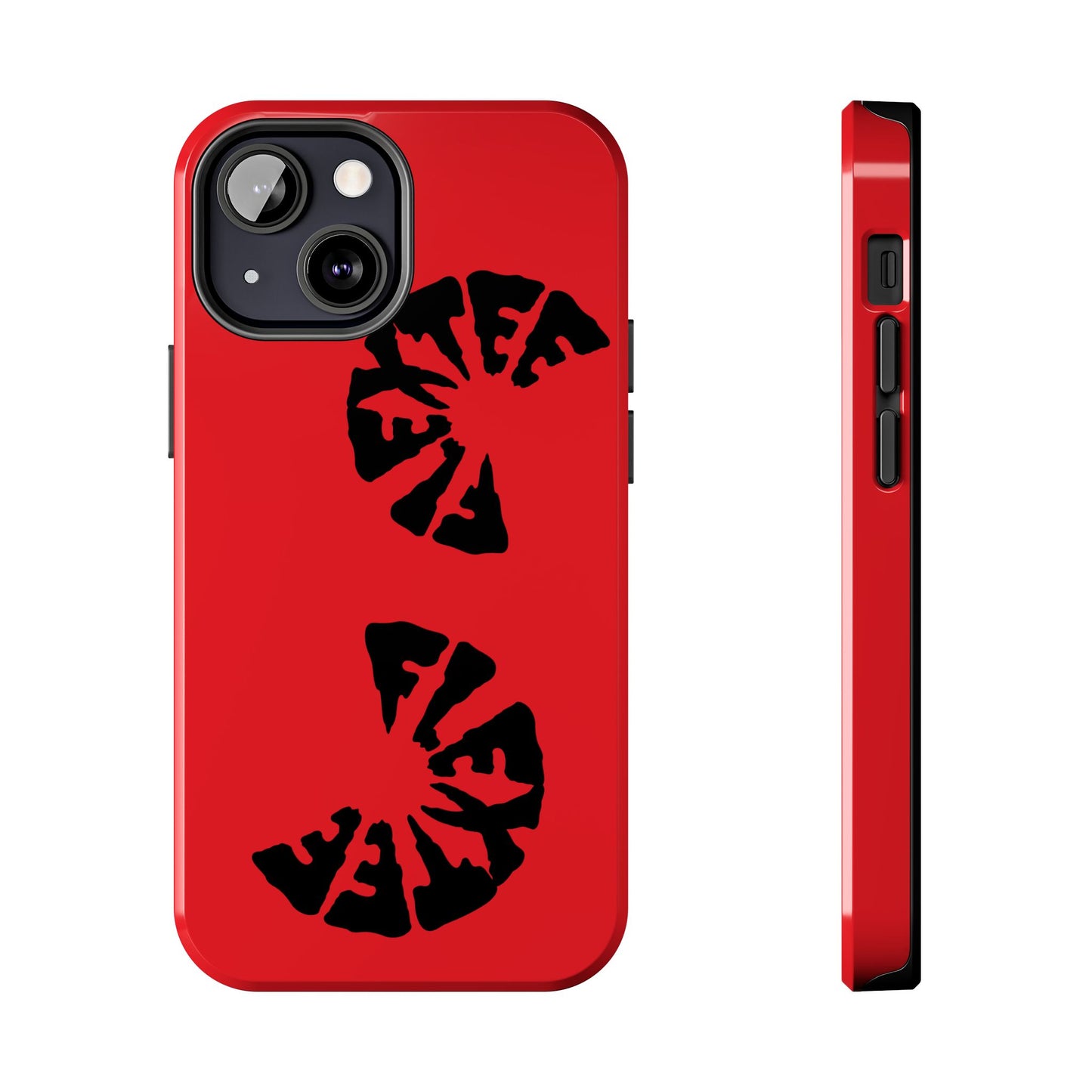 Bold Red Tough Phone Case - Durable Protection with Unique Design