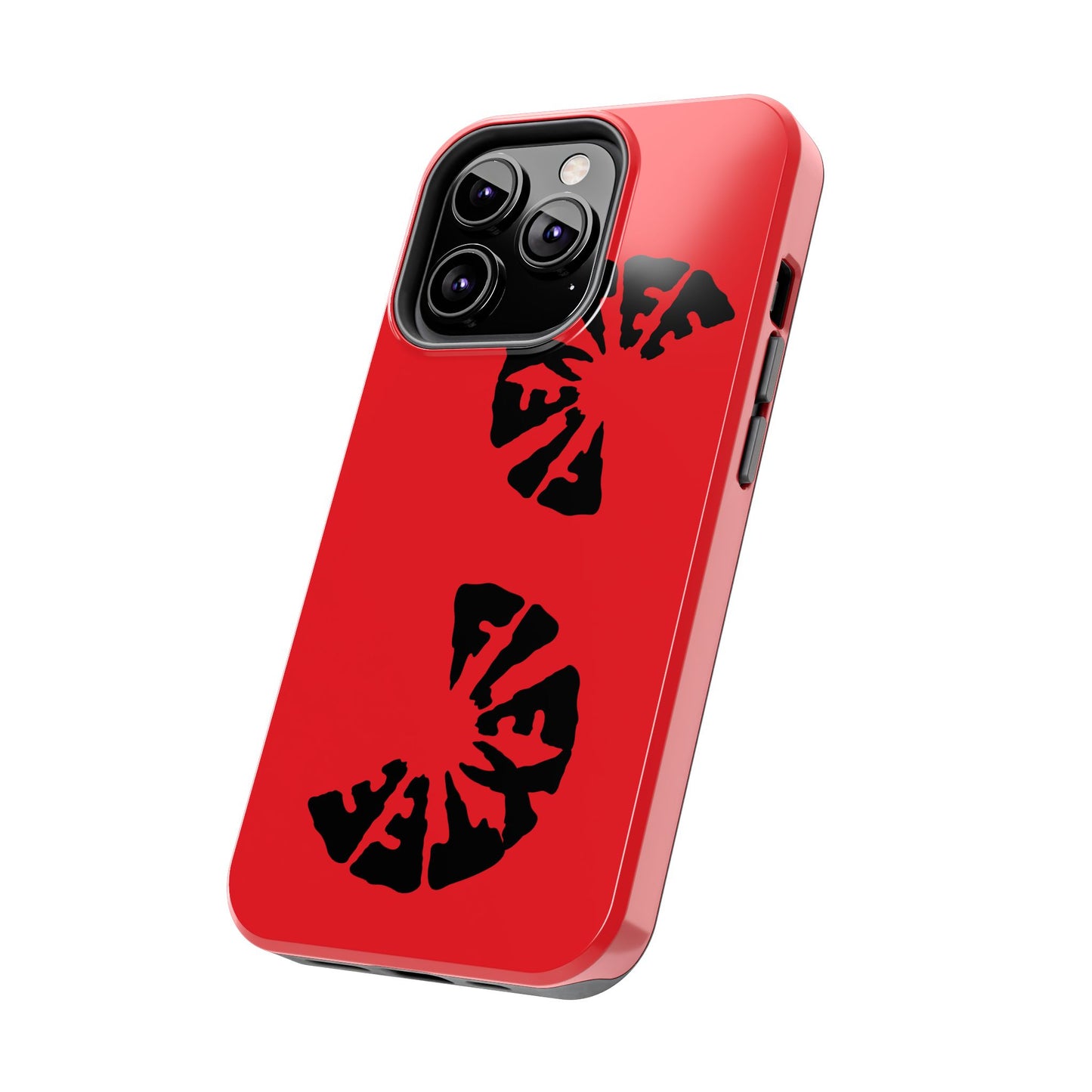 Bold Red Tough Phone Case - Durable Protection with Unique Design