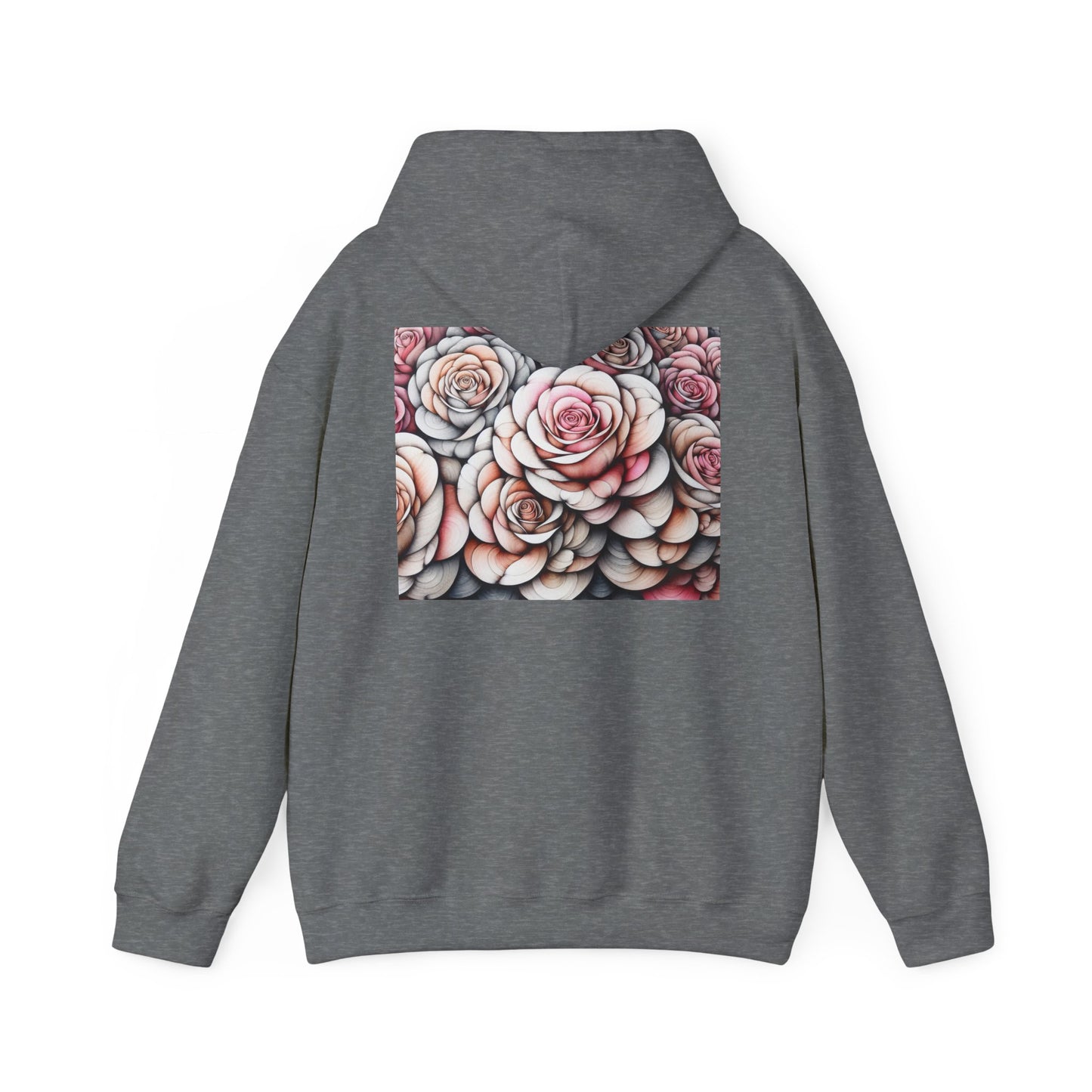 FLEXTEE Floral Hoodie - Cozy Unisex Sweatshirt for Everyday Comfort