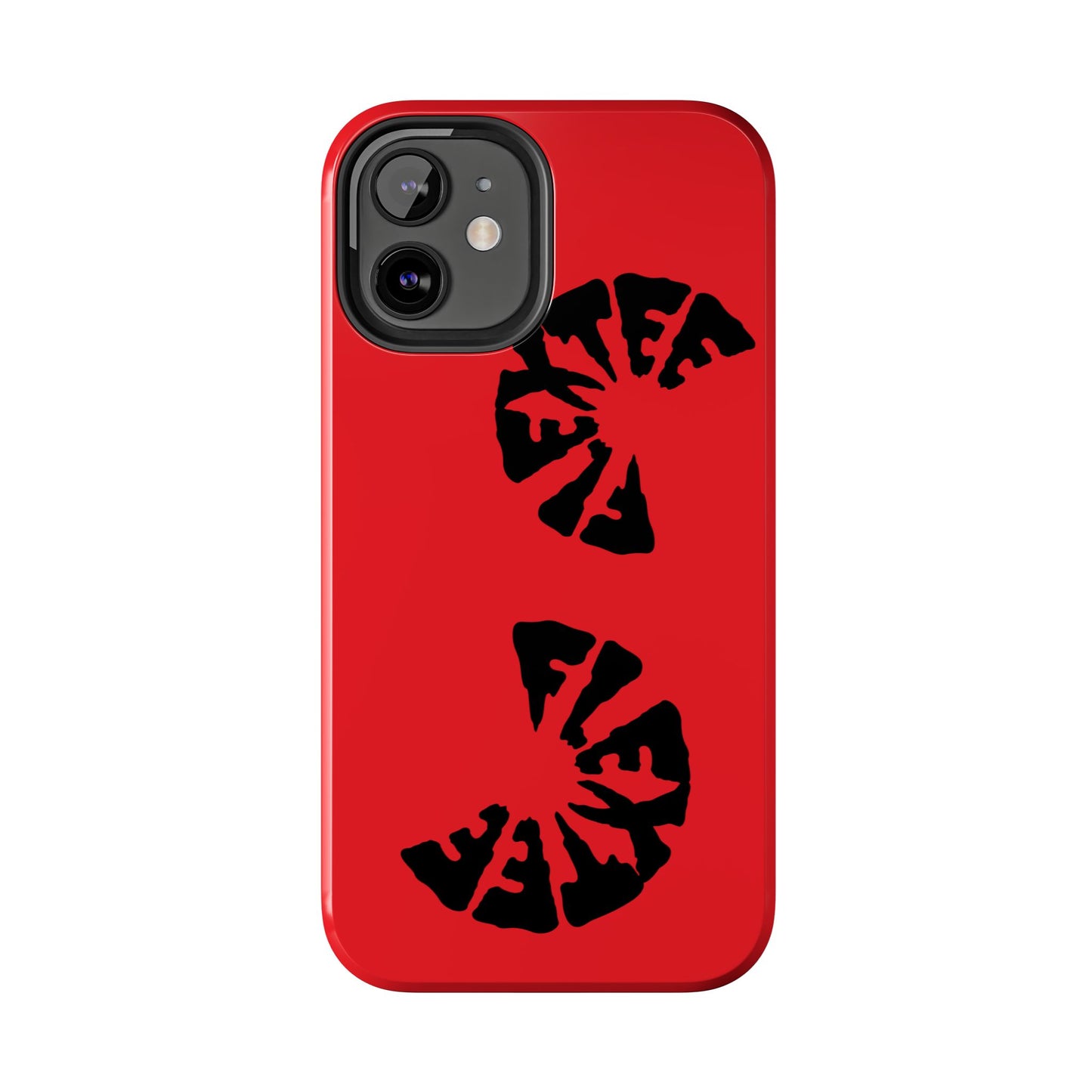Bold Red Tough Phone Case - Durable Protection with Unique Design