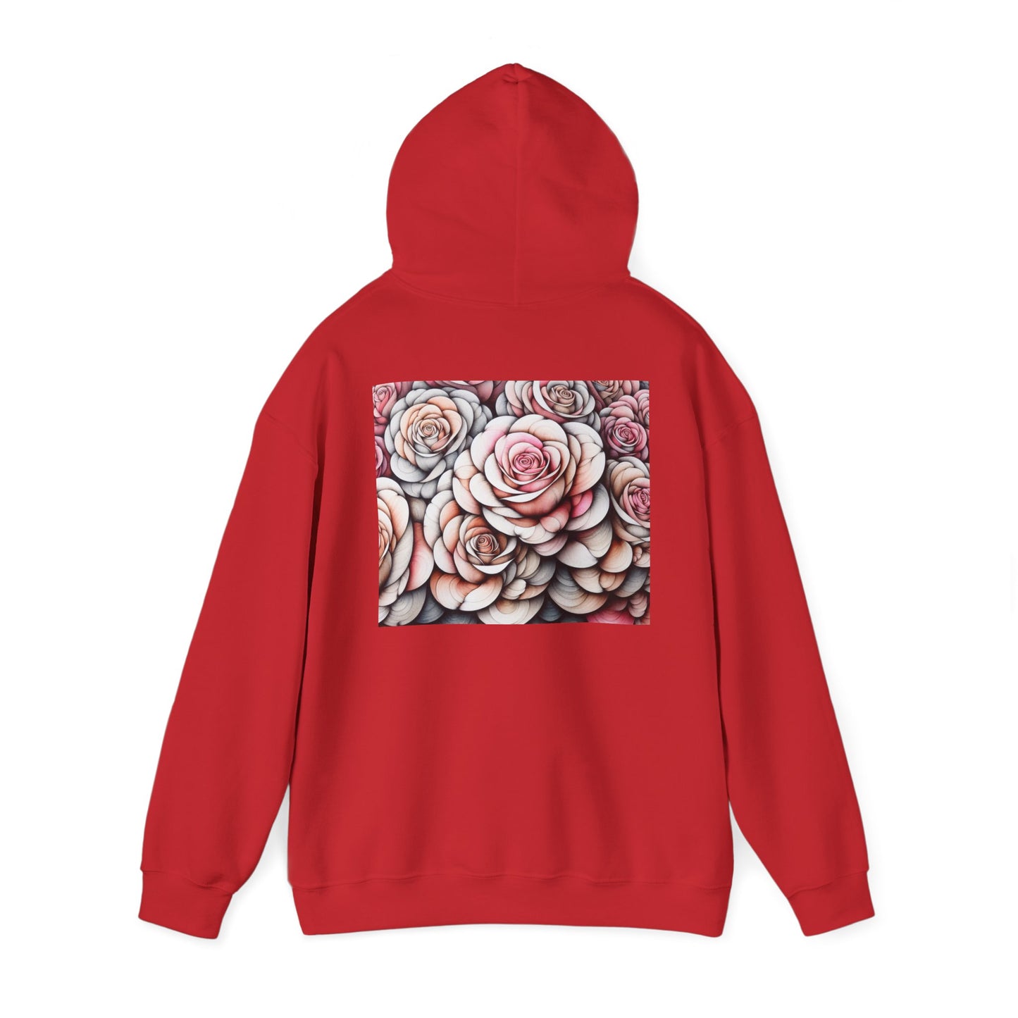FLEXTEE Floral Hoodie - Cozy Unisex Sweatshirt for Everyday Comfort