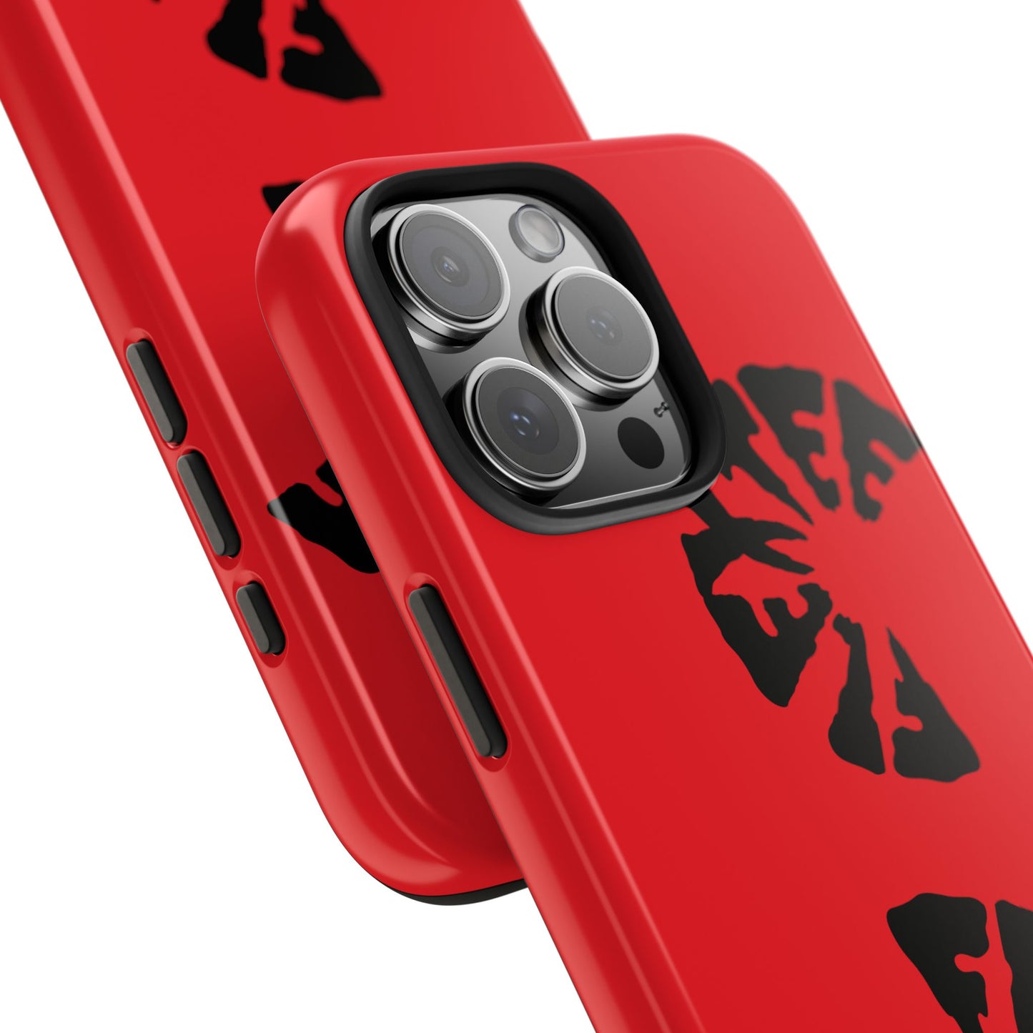 Bold Red Tough Phone Case - Durable Protection with Unique Design
