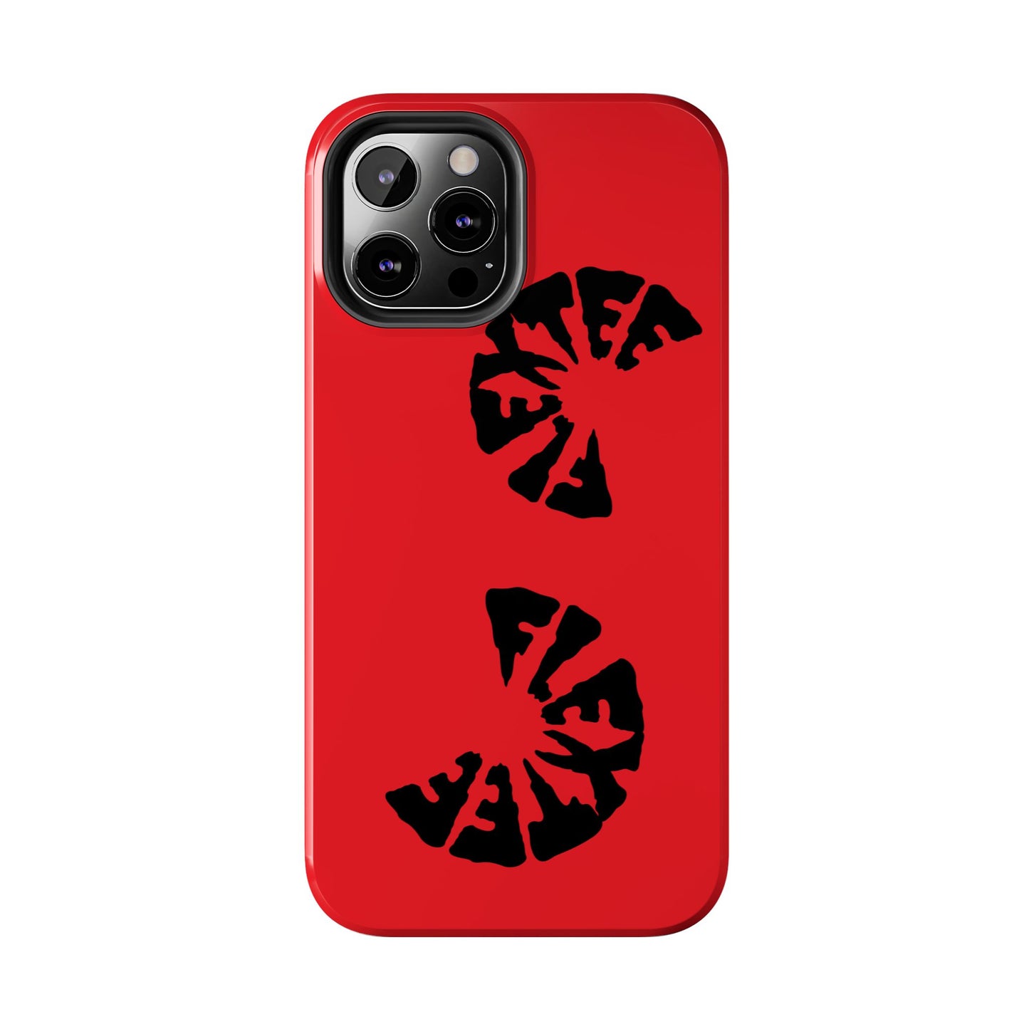 Bold Red Tough Phone Case - Durable Protection with Unique Design