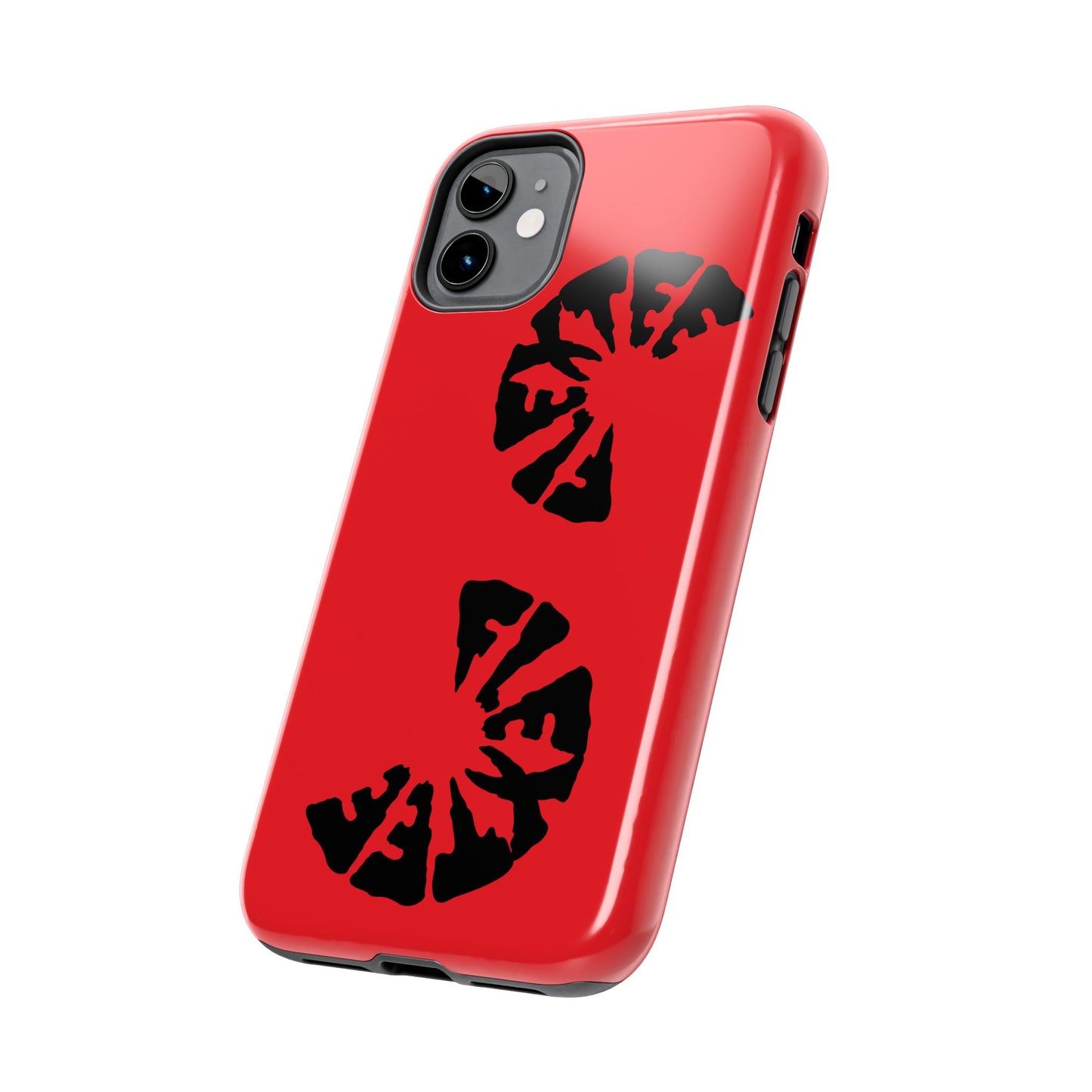Bold Red Tough Phone Case - Durable Protection with Unique Design