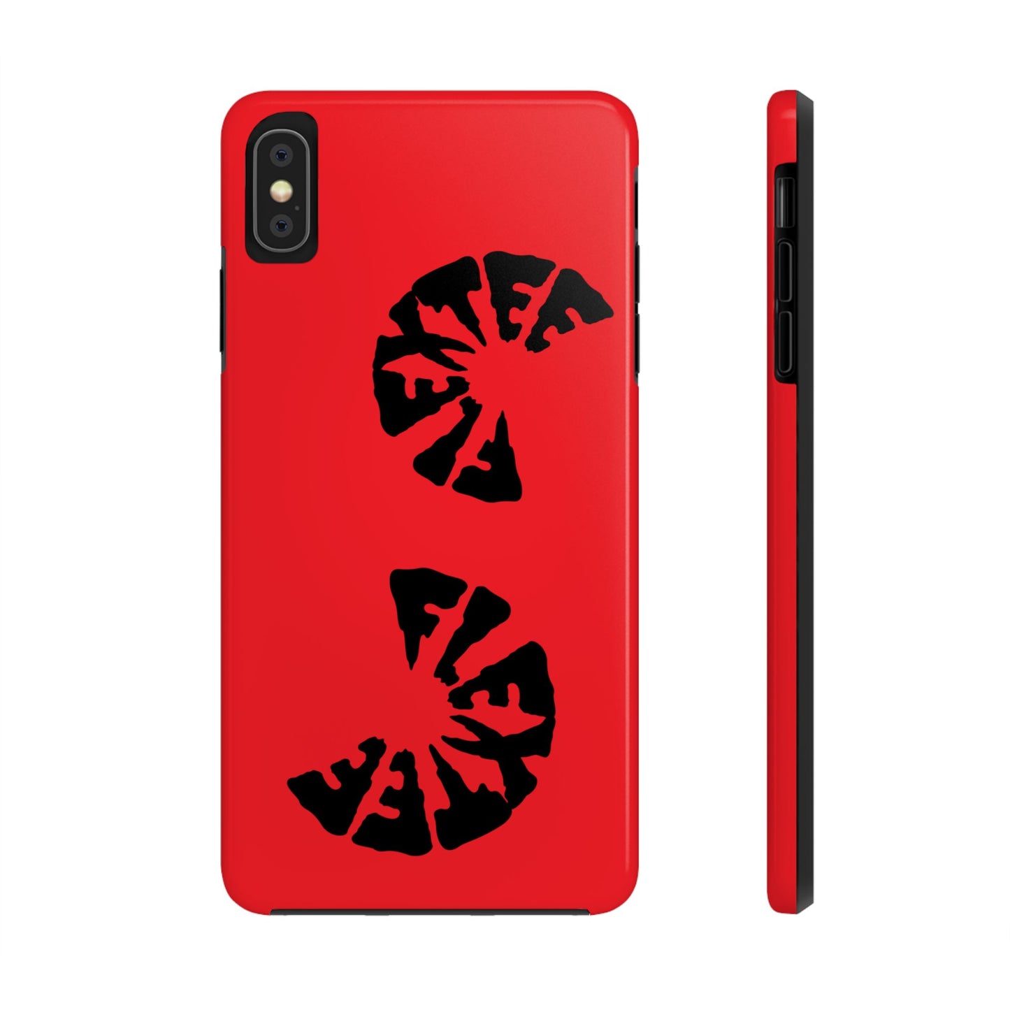 Bold Red Tough Phone Case - Durable Protection with Unique Design