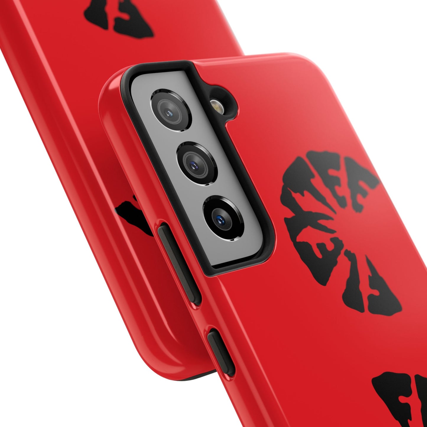 Bold Red Tough Phone Case - Durable Protection with Unique Design