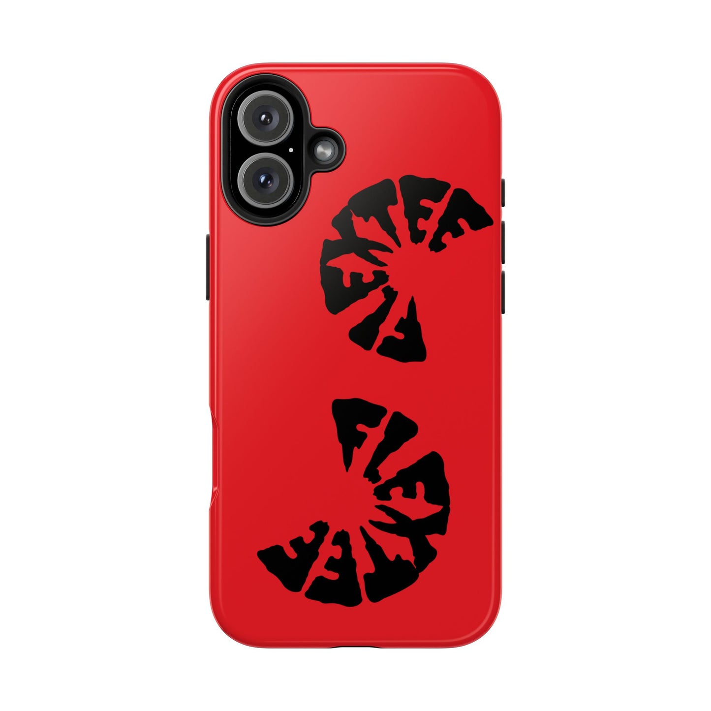 Bold Red Tough Phone Case - Durable Protection with Unique Design