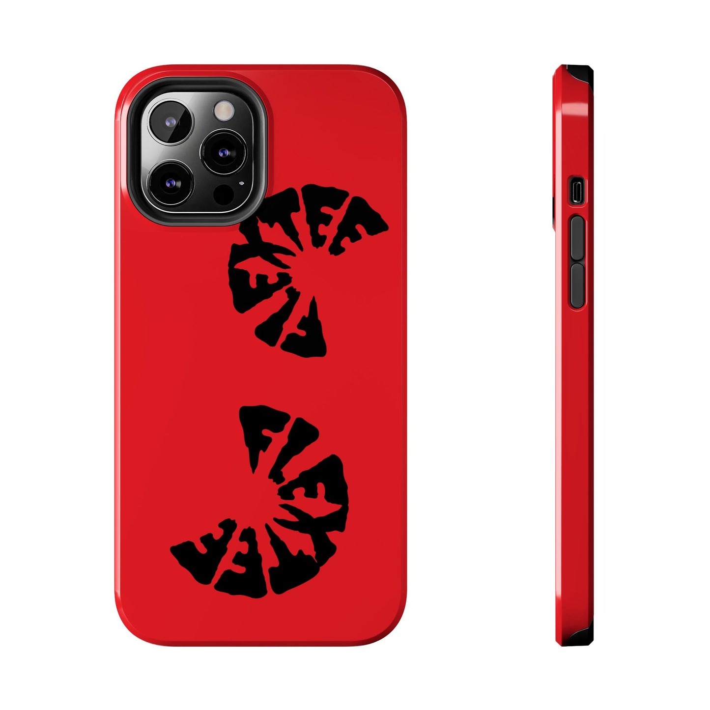 Bold Red Tough Phone Case - Durable Protection with Unique Design