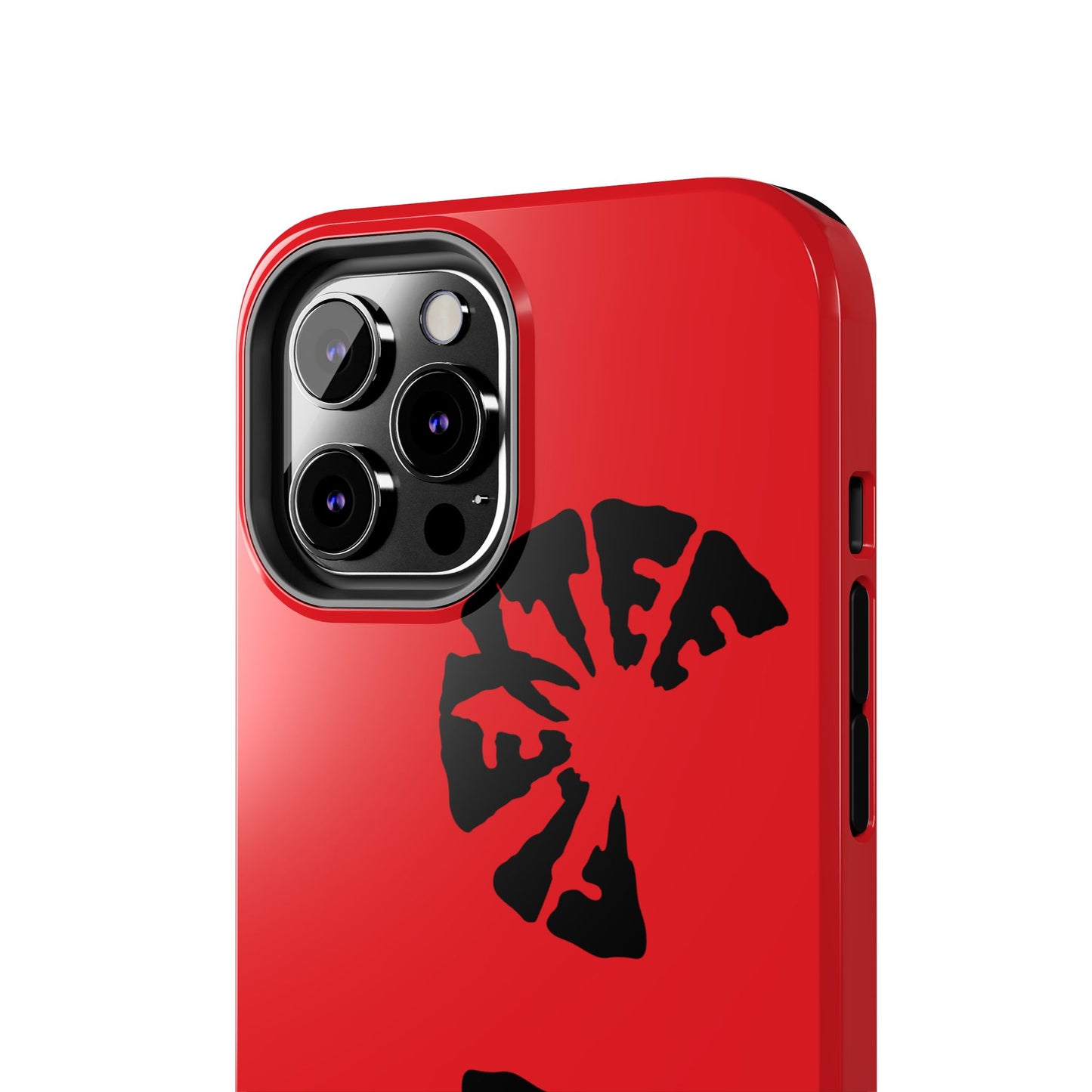 Bold Red Tough Phone Case - Durable Protection with Unique Design