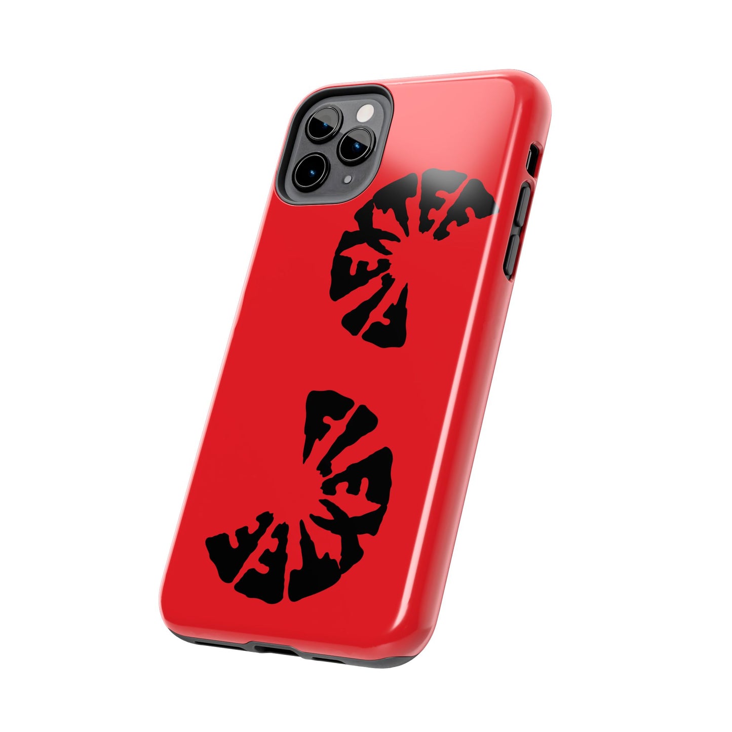 Bold Red Tough Phone Case - Durable Protection with Unique Design