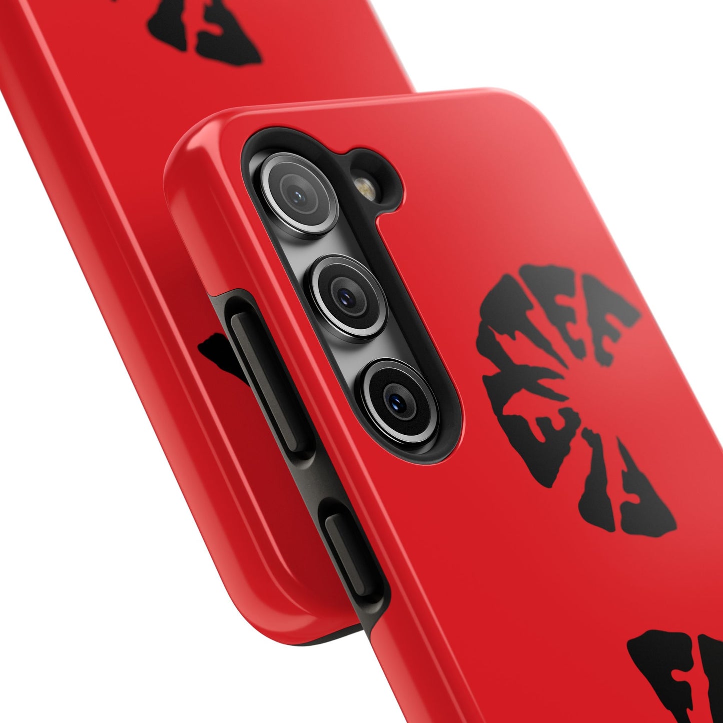 Bold Red Tough Phone Case - Durable Protection with Unique Design